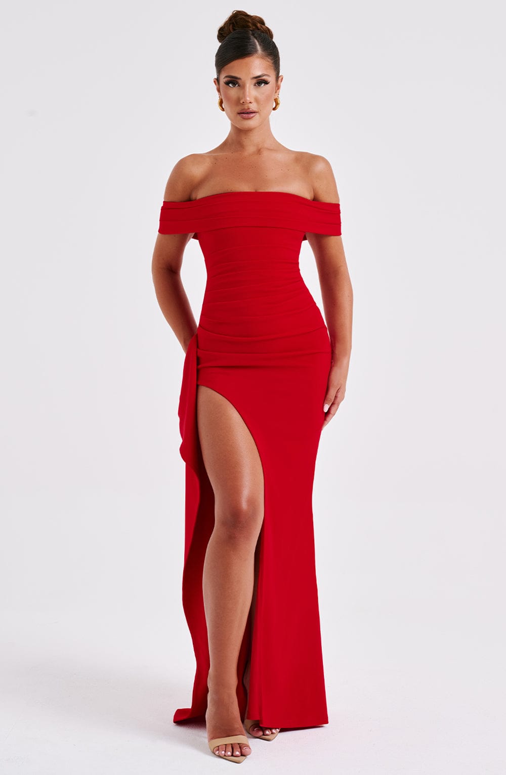 Joyce Maxi Dress - Red - Napalia