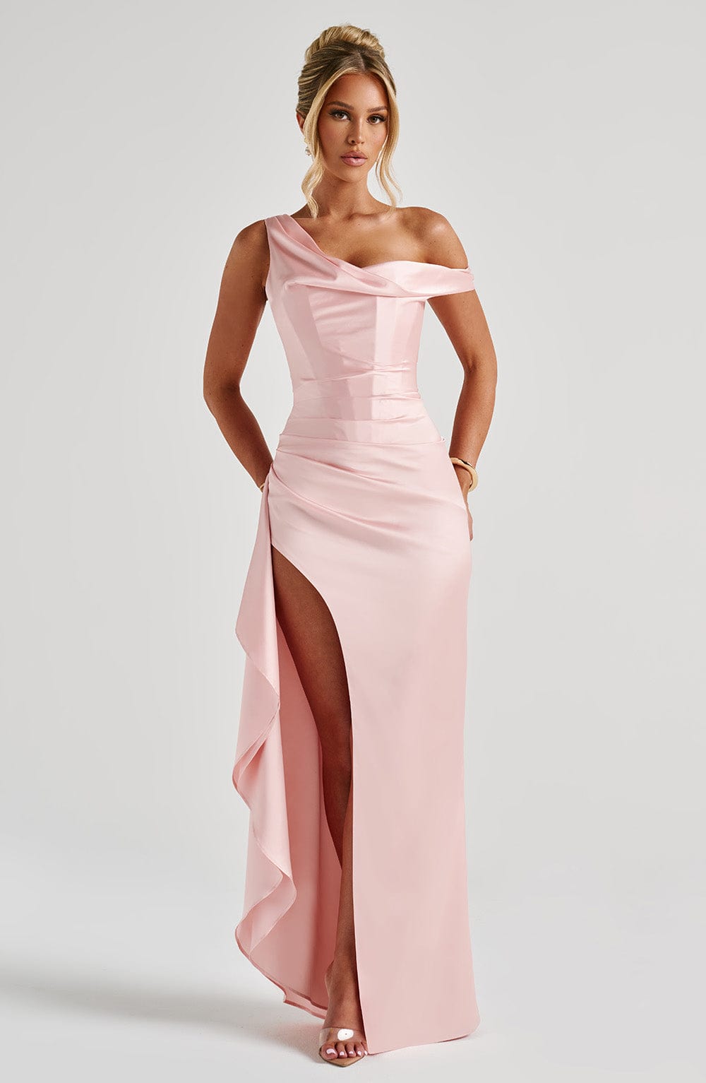 Juliene Maxi Dress - Blush - Napalia