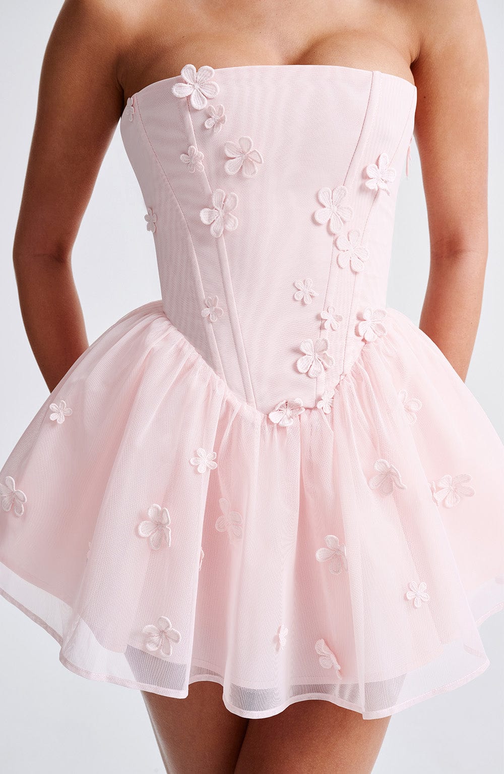 Justina Playsuit - Blush - Napalia