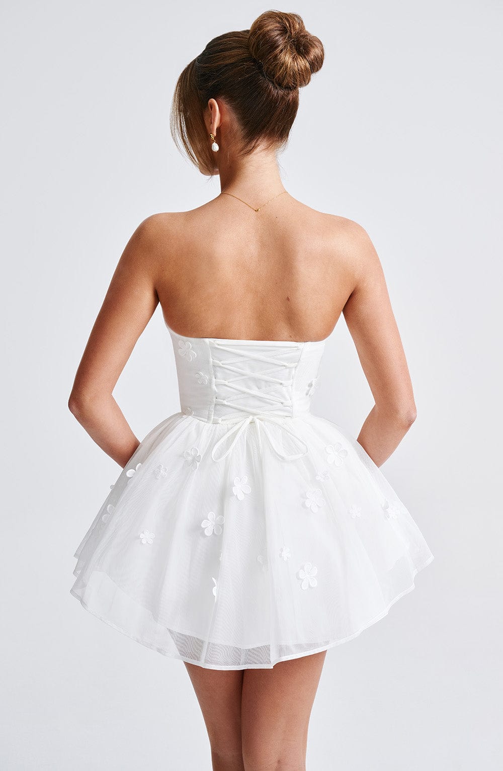 Justina Playsuit - Ivory - Napalia