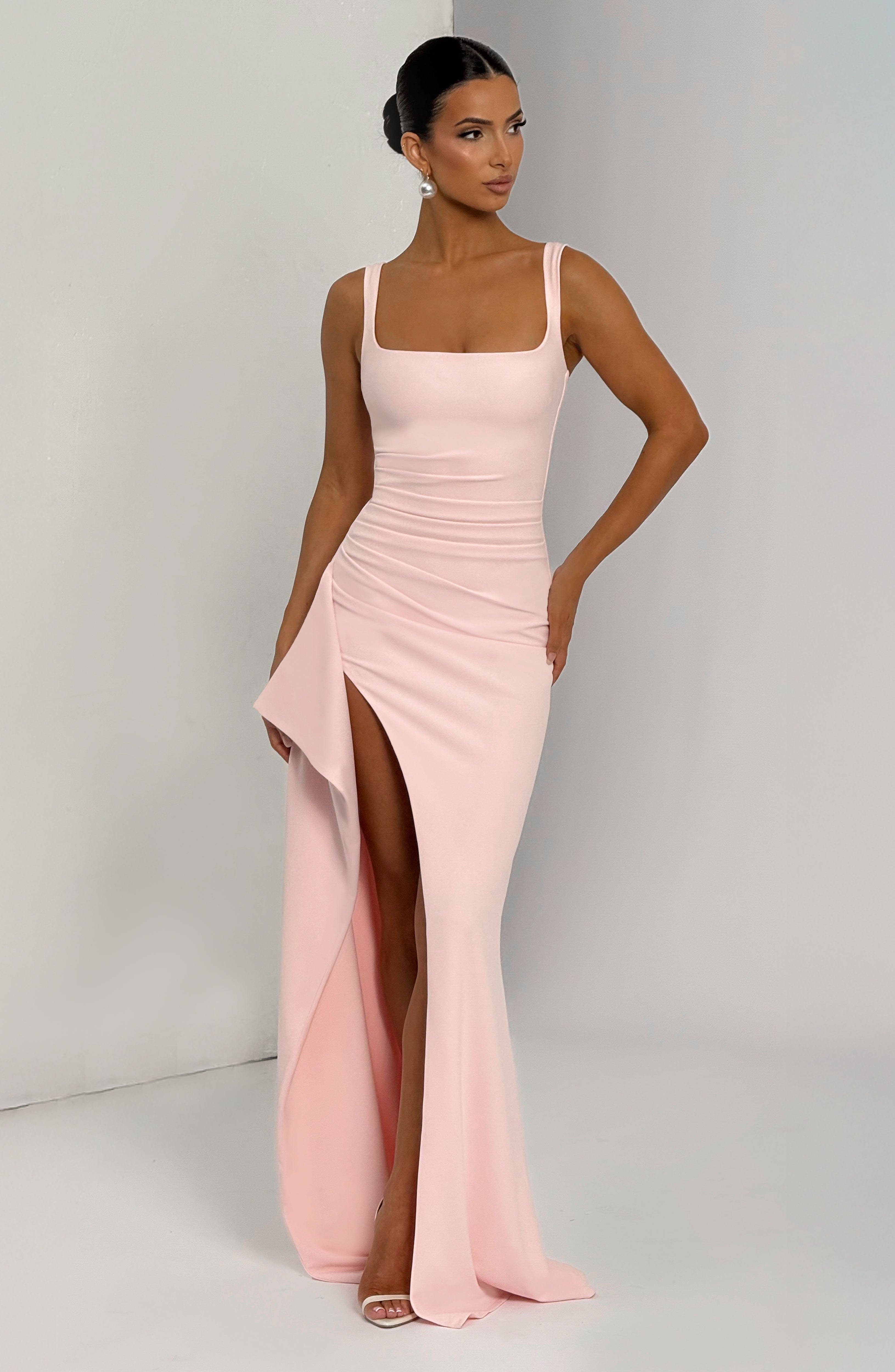 Katana Maxi Dress - Blush - Napalia