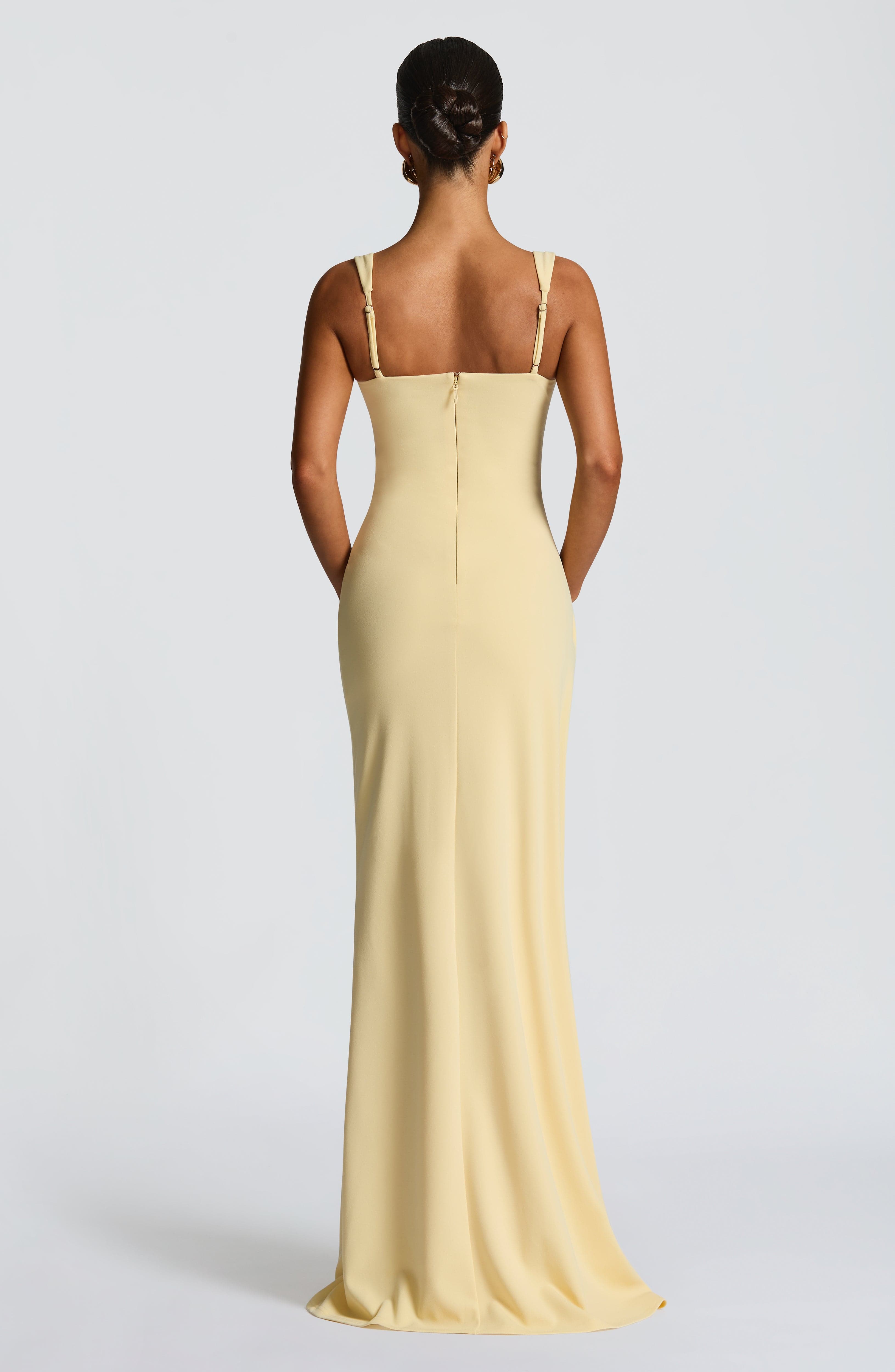 Katana Maxi Dress - Lemon - Napalia
