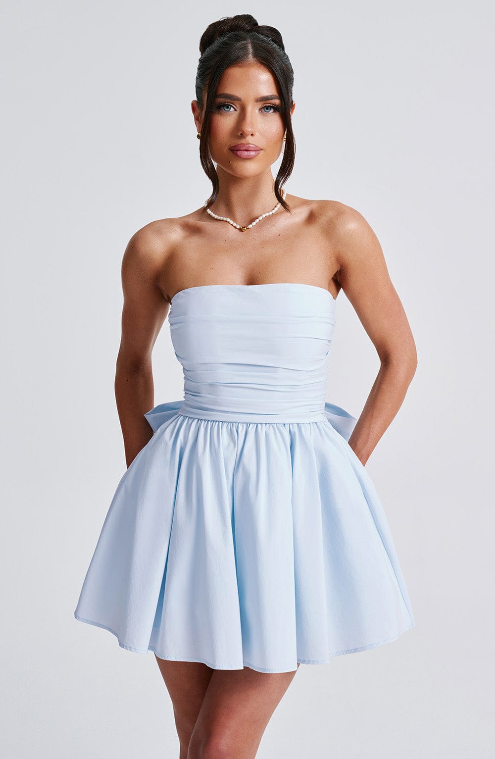 Katrina Mini Dress - Blue - Napalia