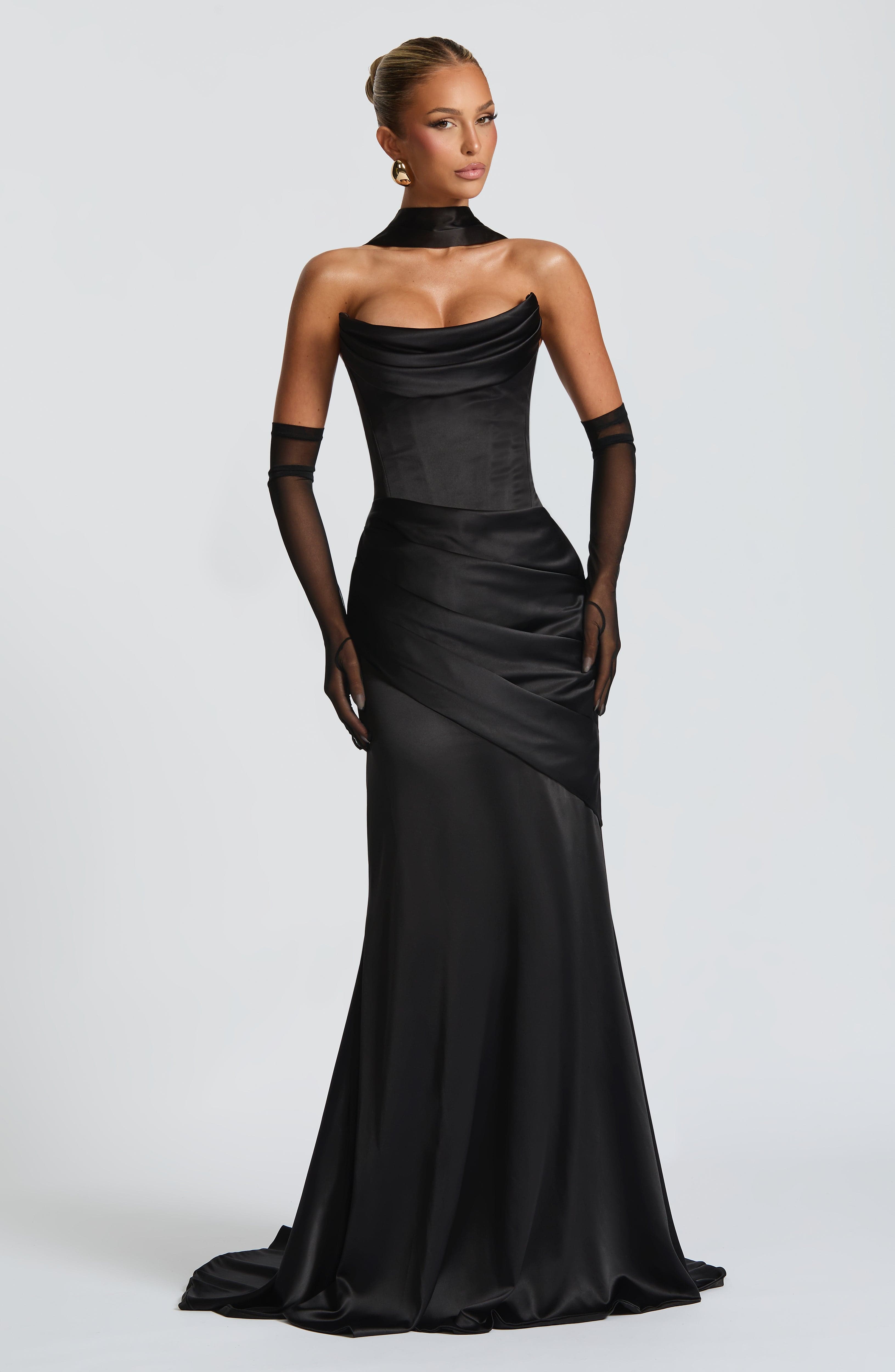 Kensington Maxi Dress - Black - Napalia