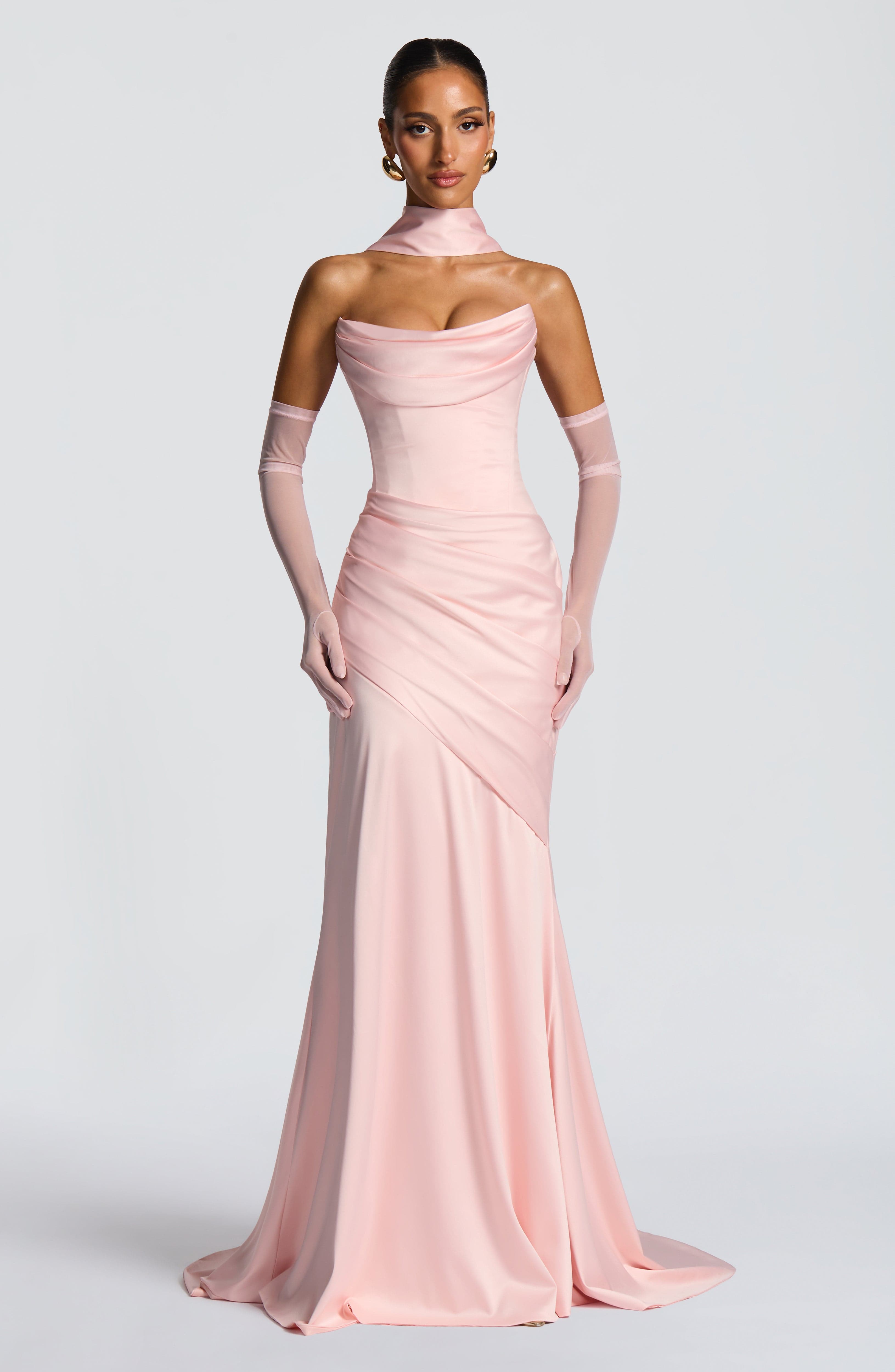 Kensington Maxi Dress - Blush - Napalia