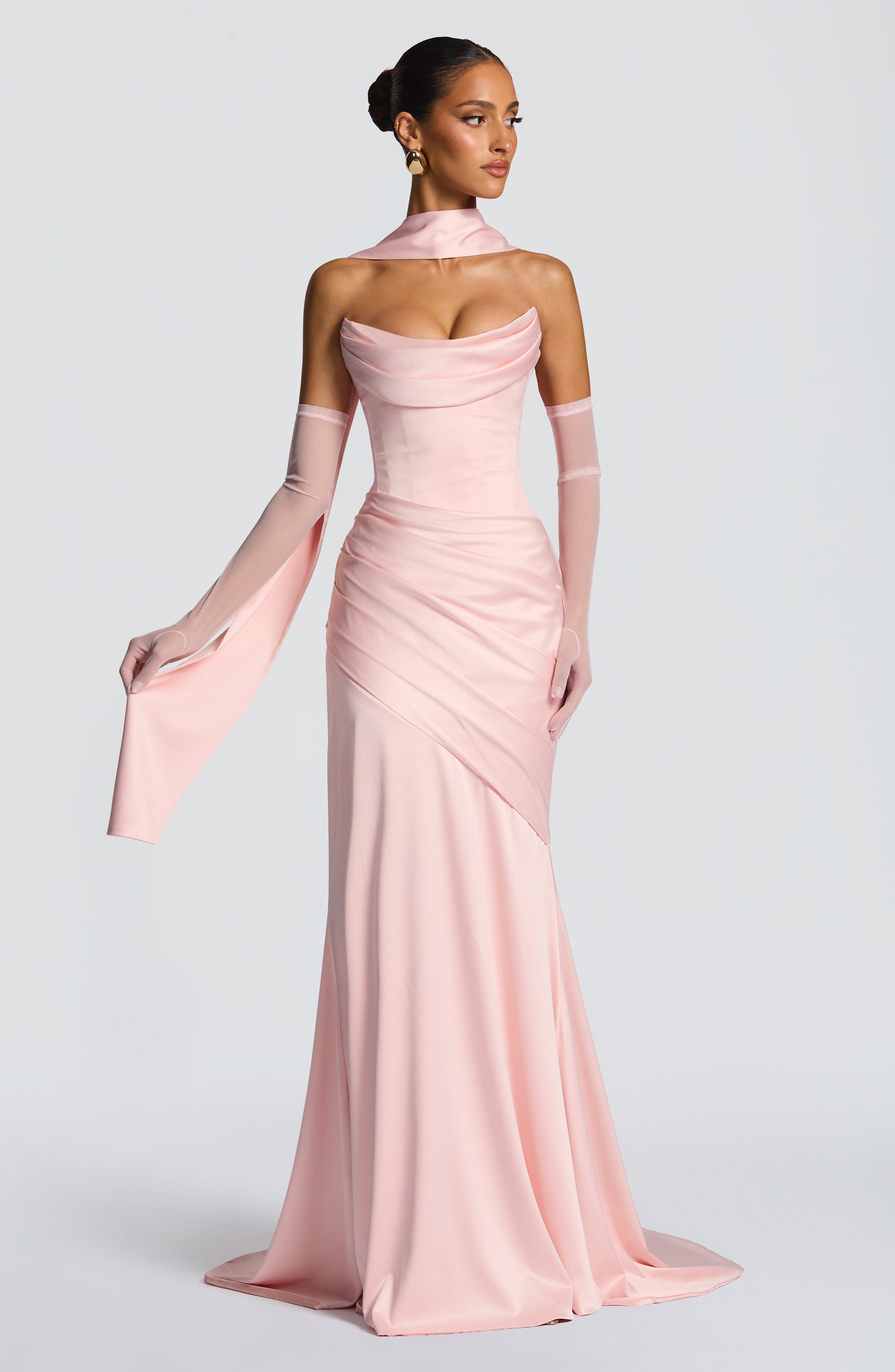 Kensington Maxi Dress - Blush - Napalia