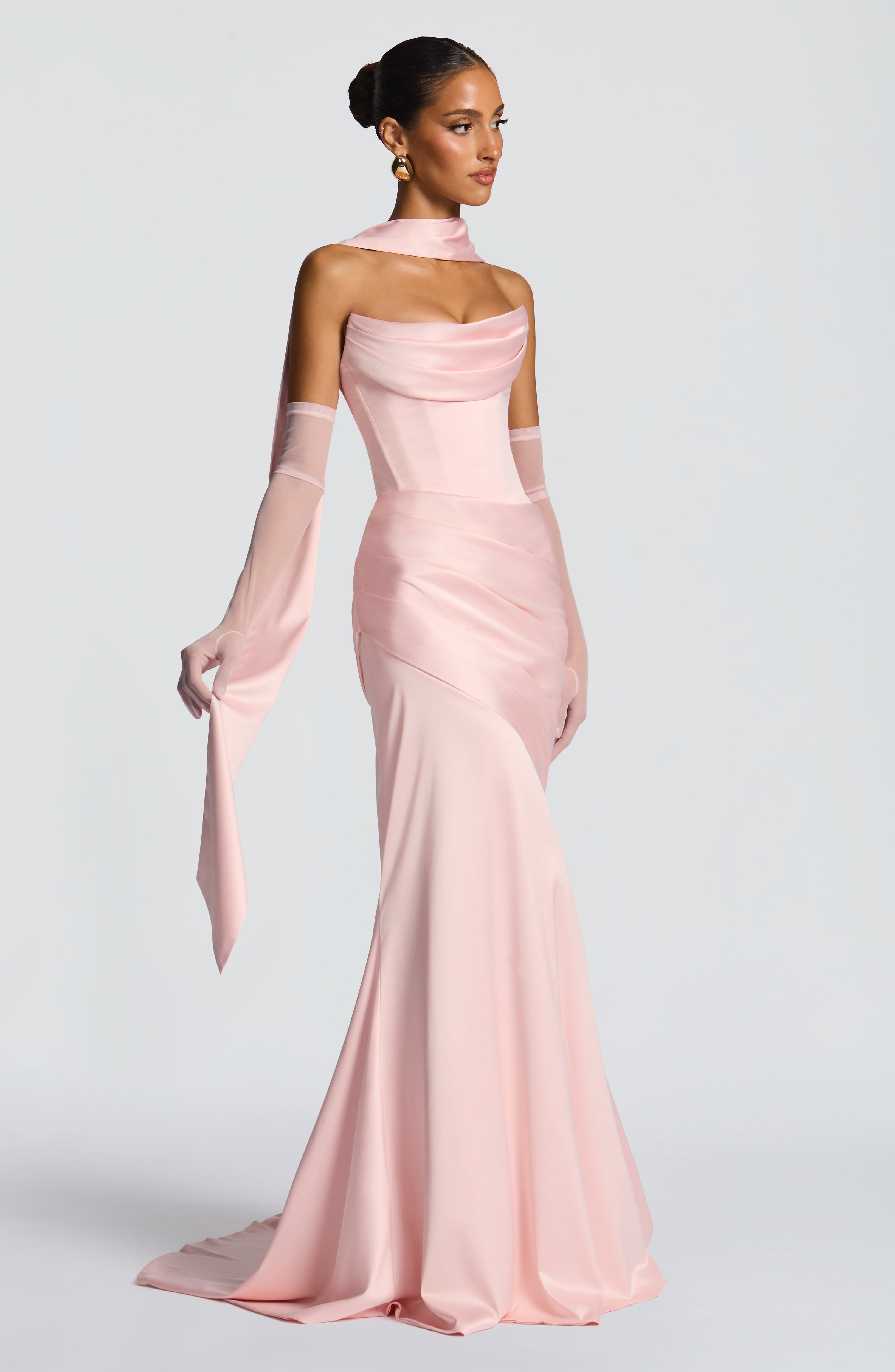 Kensington Maxi Dress - Blush - Napalia