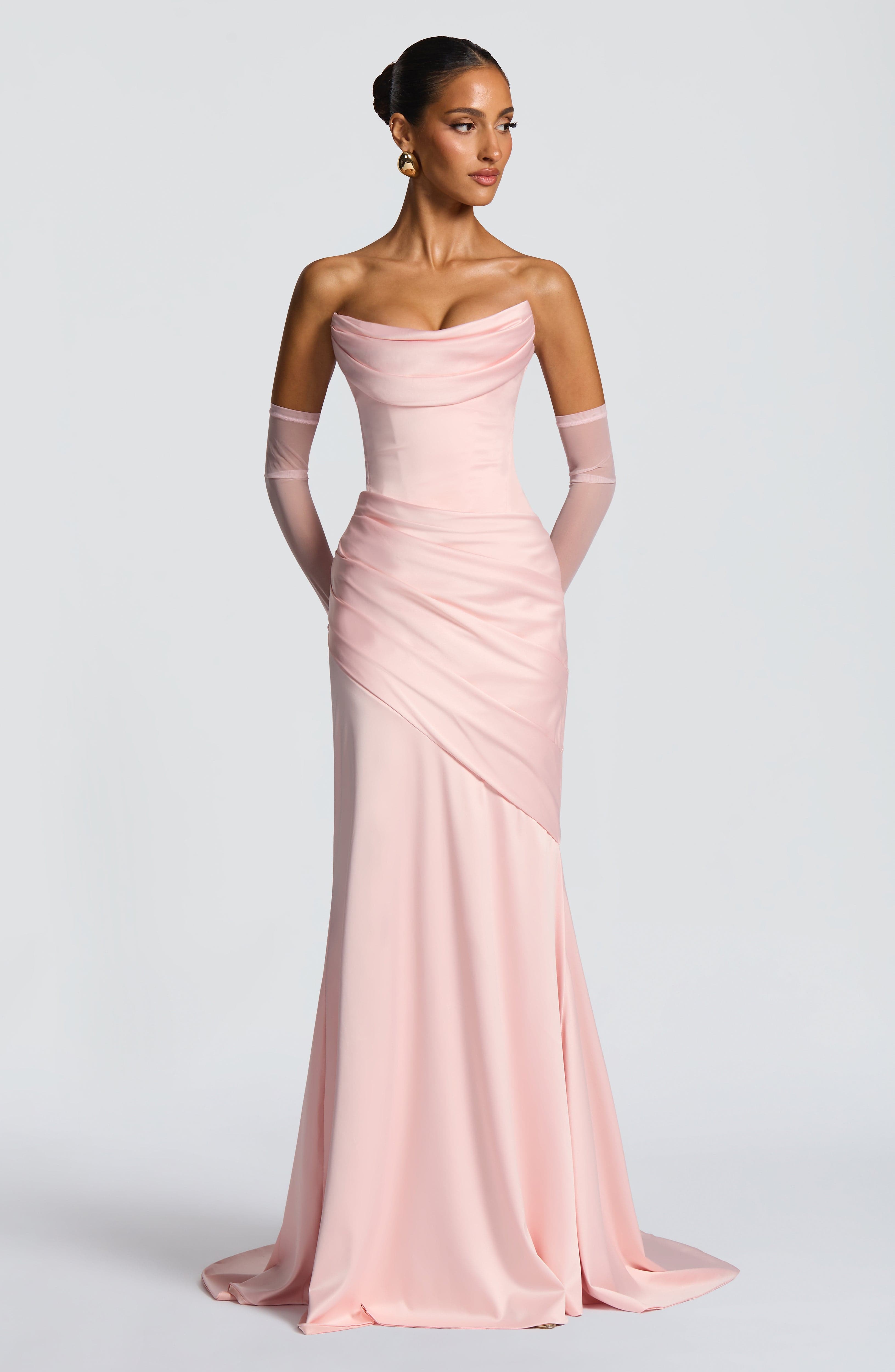 Kensington Maxi Dress - Blush - Napalia
