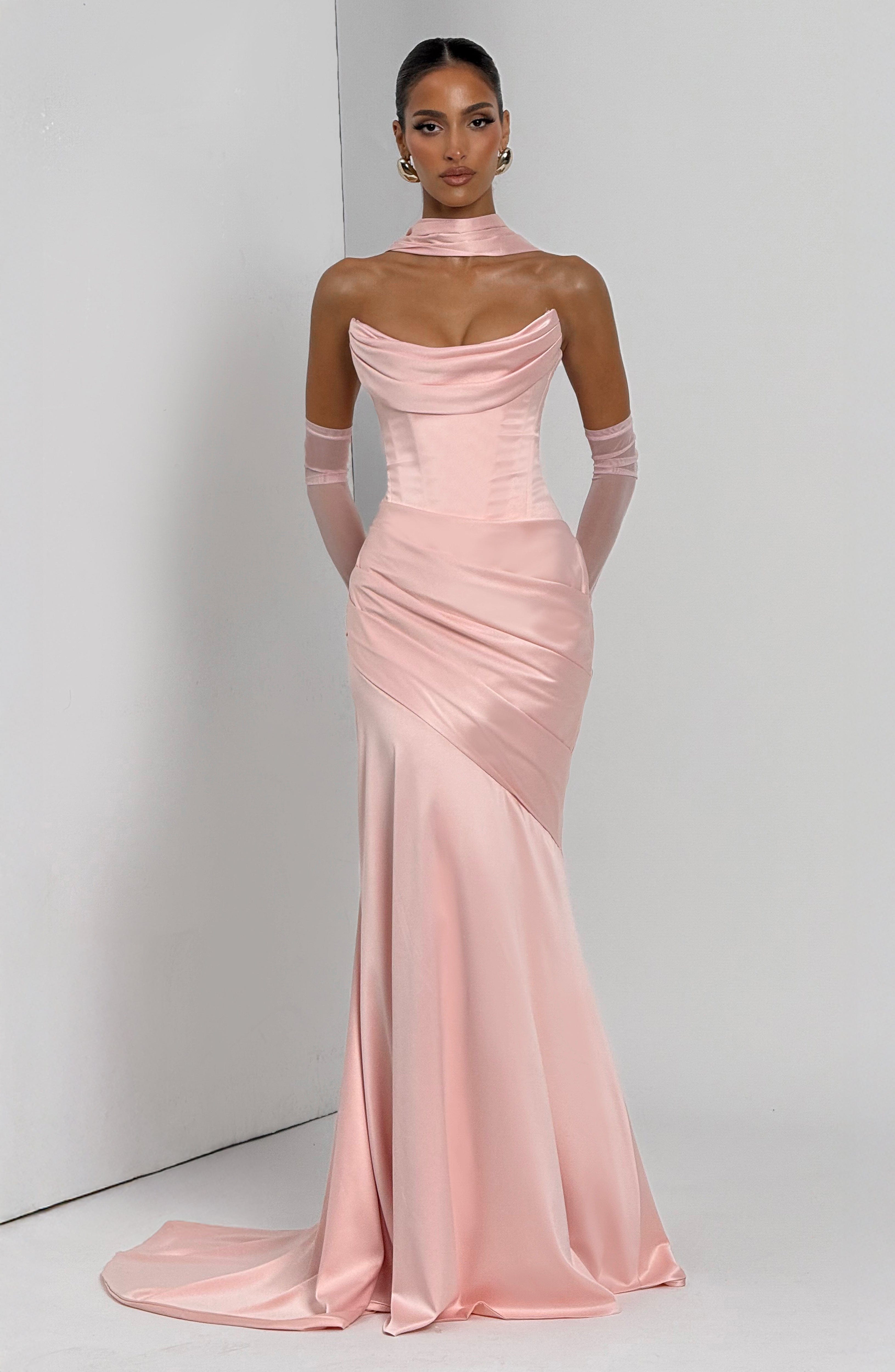 Kensington Maxi Dress - Blush - Napalia