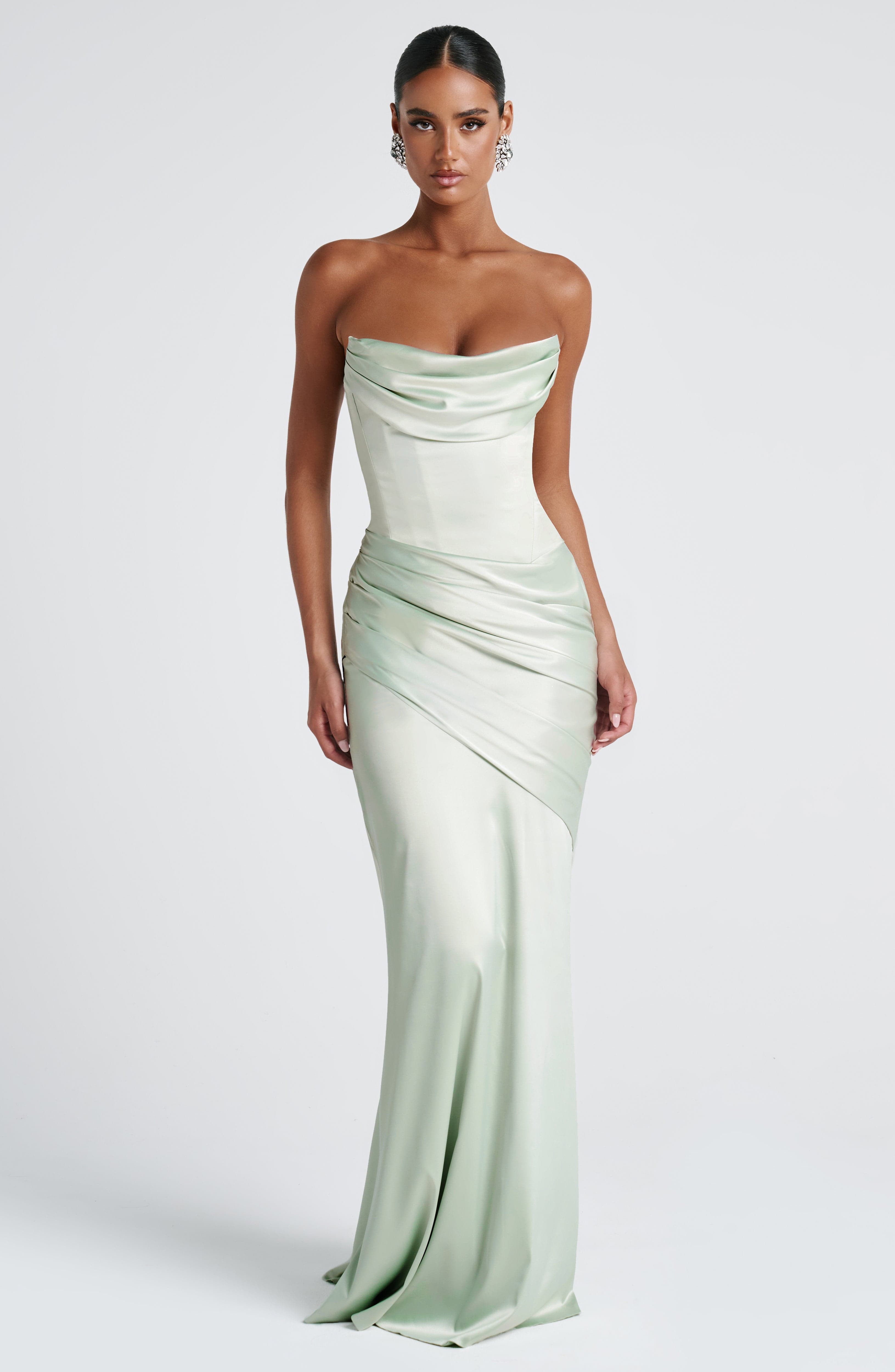 Kensington Maxi Dress - Mint - Napalia