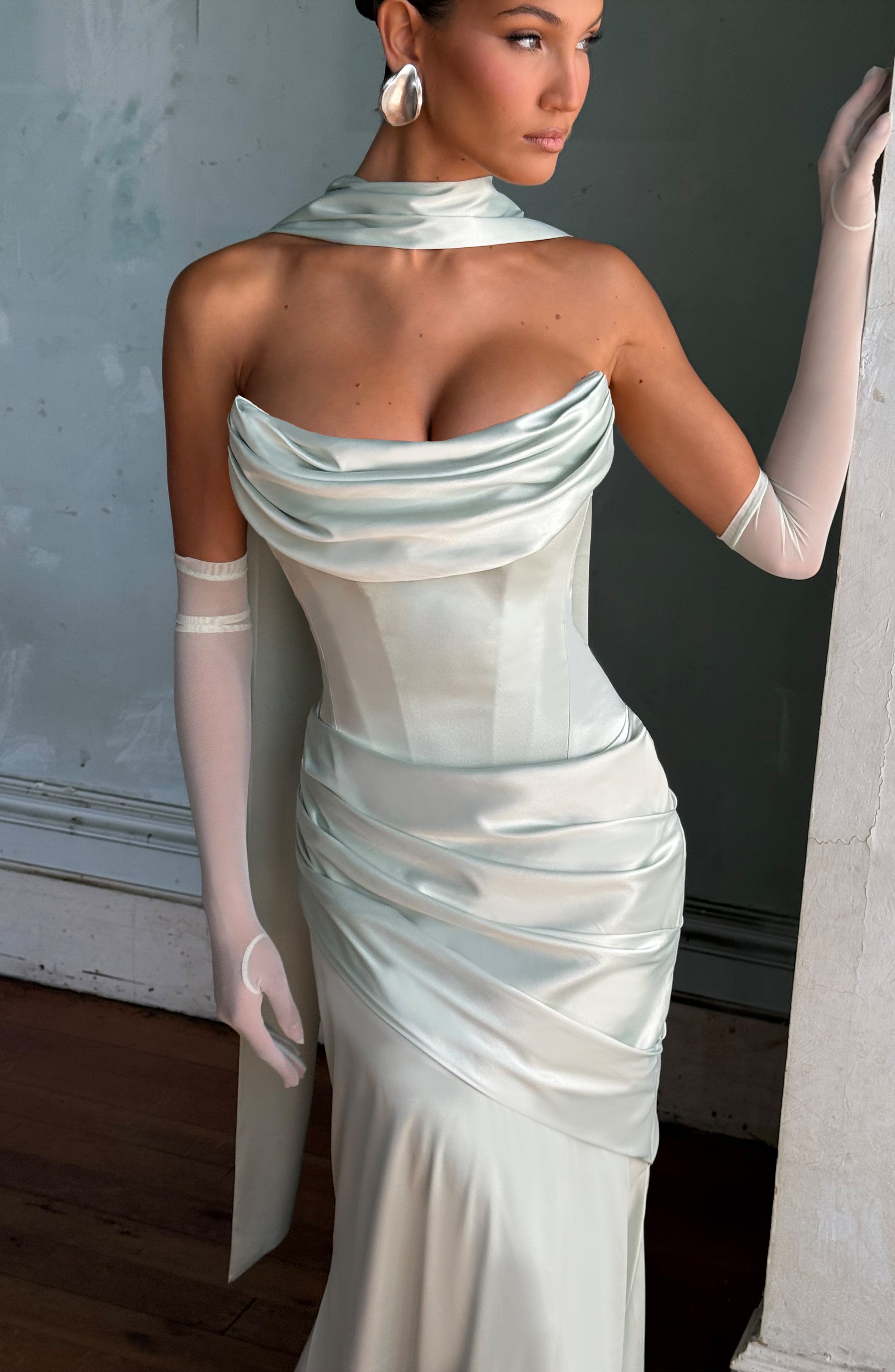 Kensington Maxi Dress - Mint - Napalia