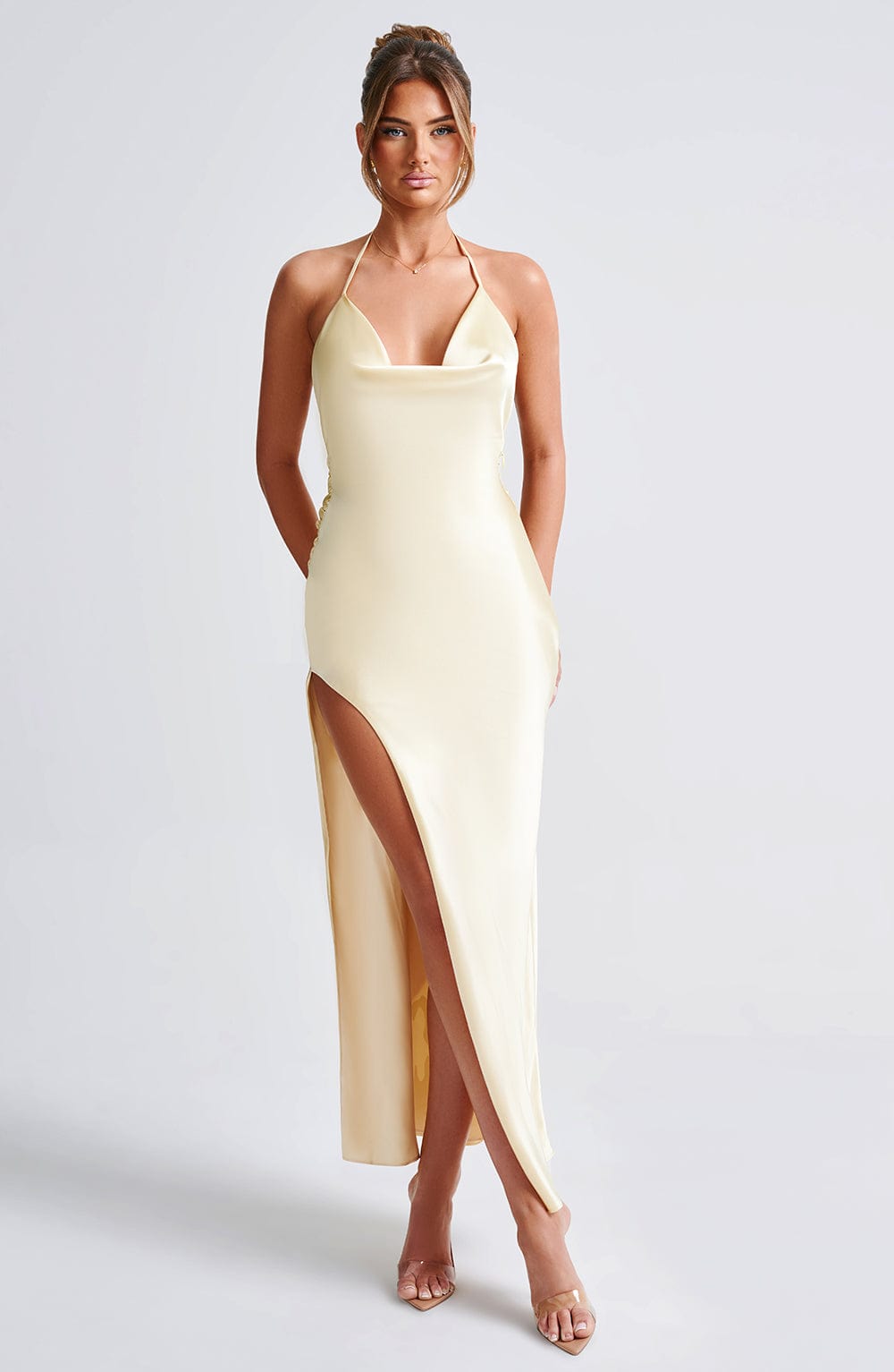 Kiandra Maxi Dress - Lemon - Napalia