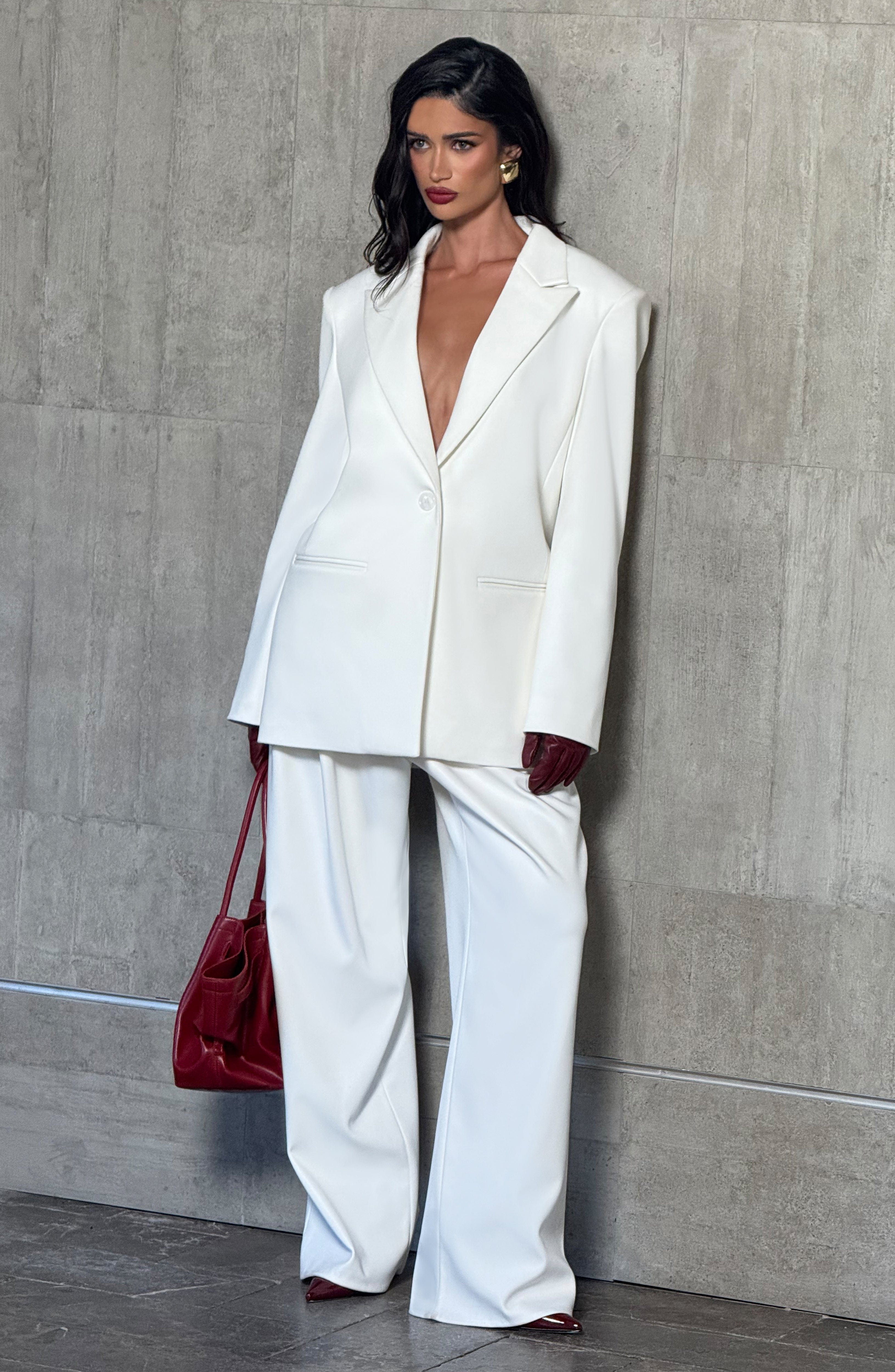 Kirsty Pants - Ivory - Napalia