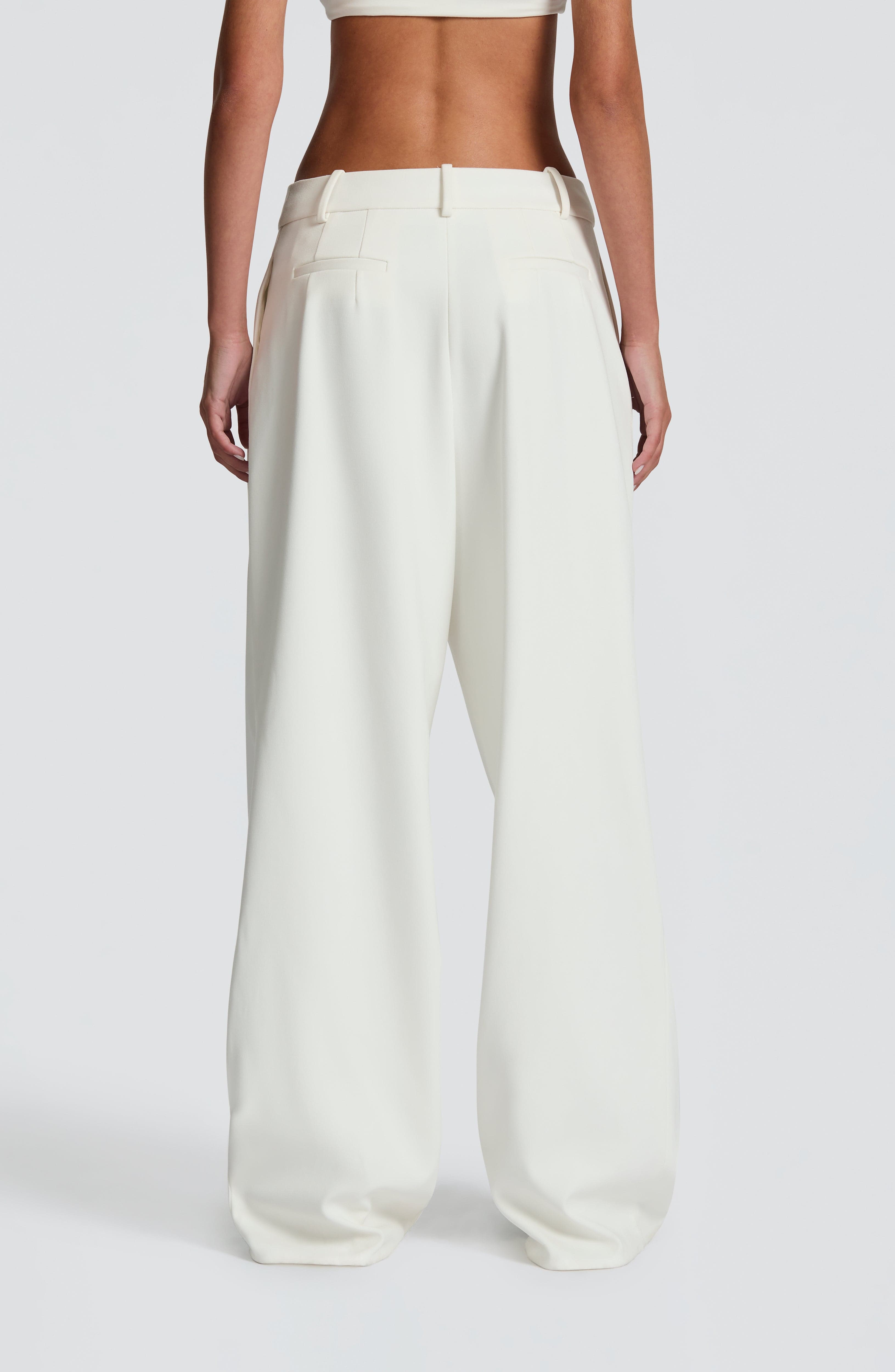 Kirsty Pants - Ivory - Napalia