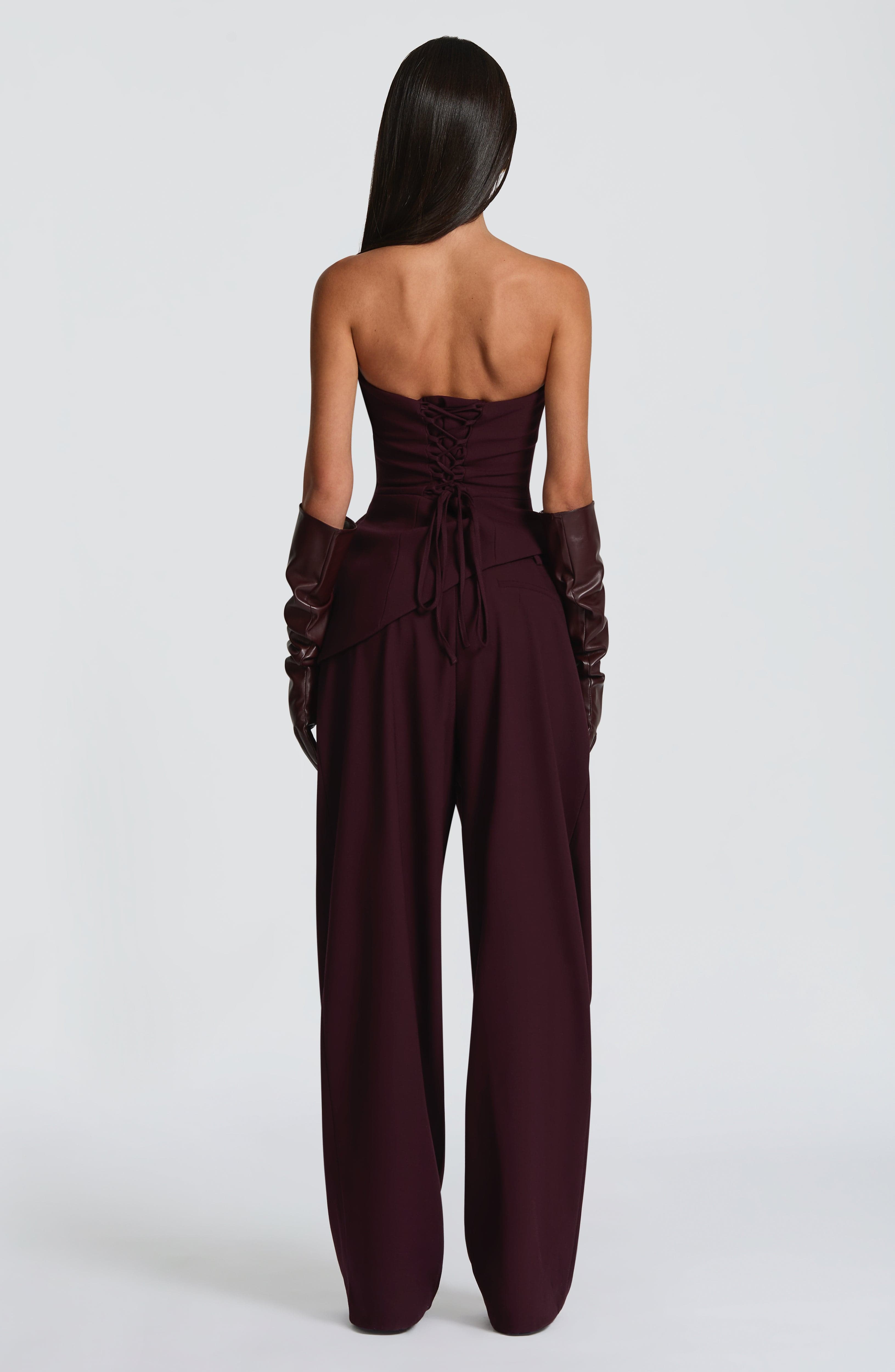 Kirsty Pants - Plum - Napalia