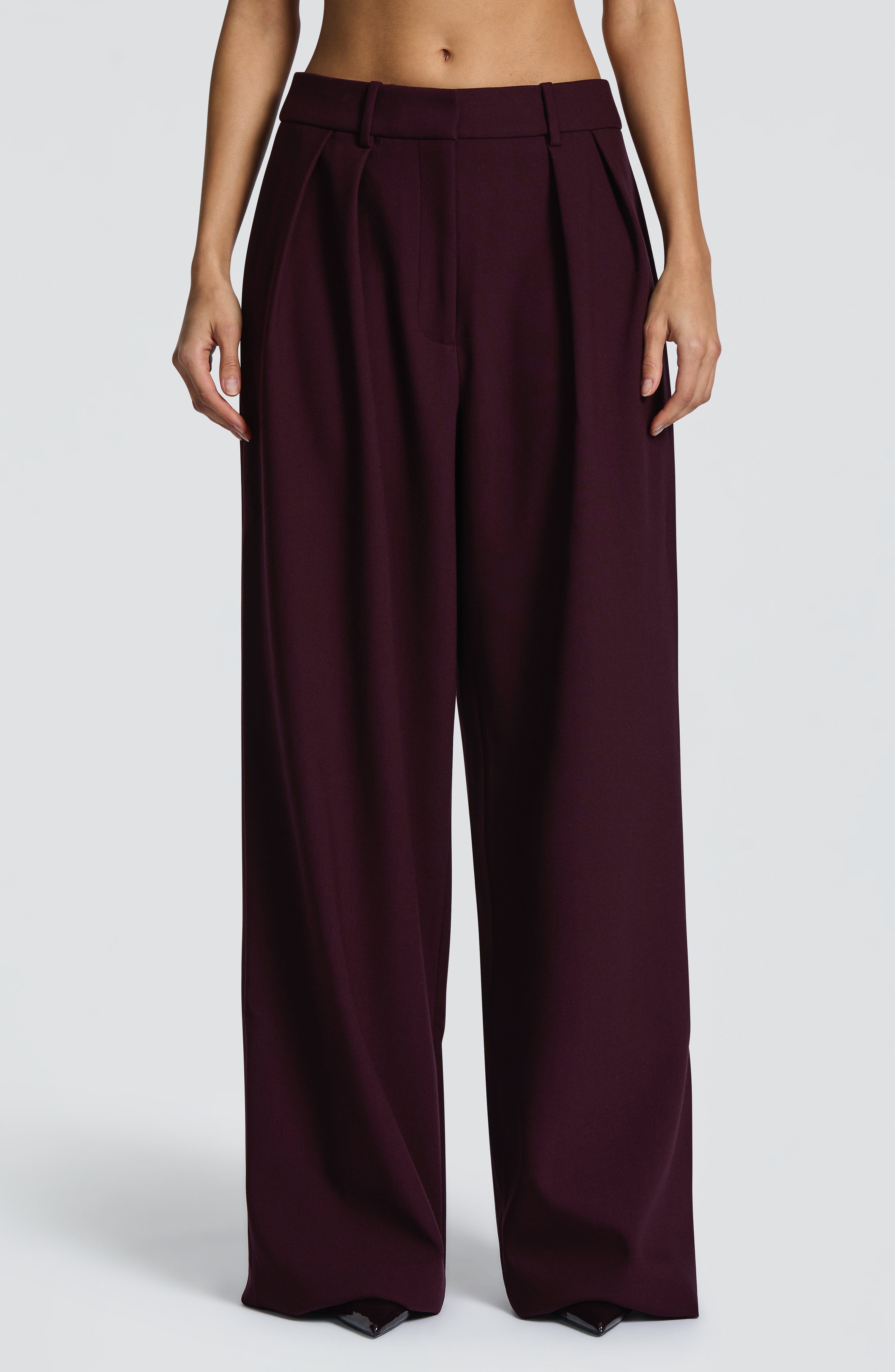 Kirsty Pants - Plum - Napalia