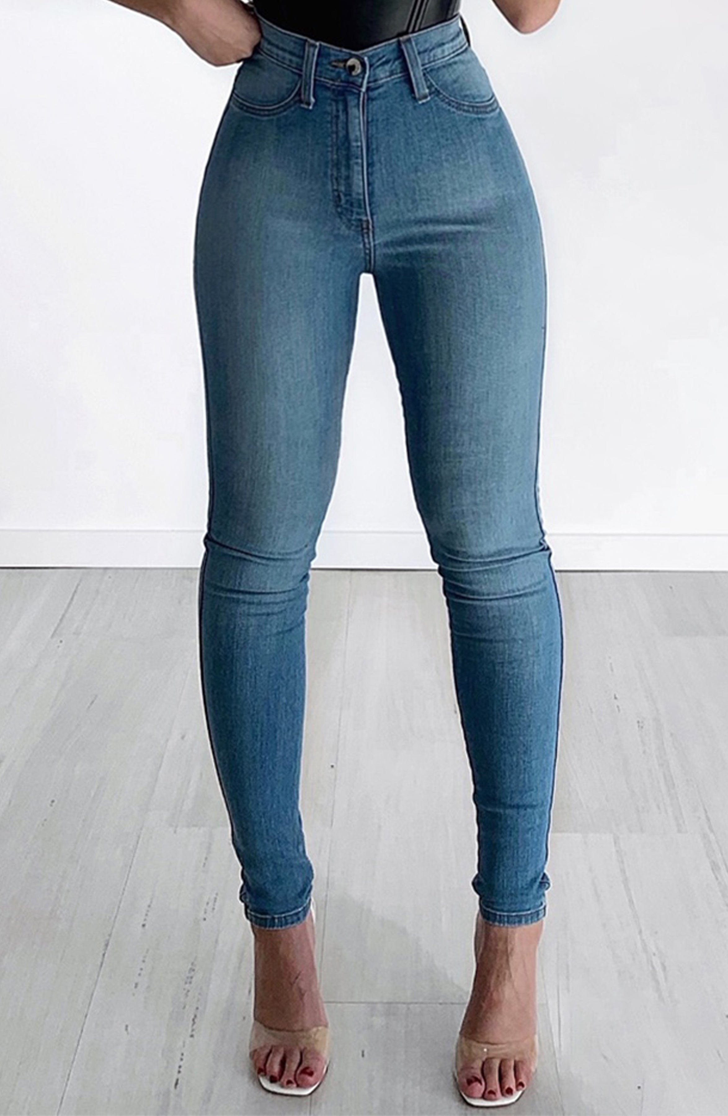 Kyla Jeans - Light Blue - Napalia
