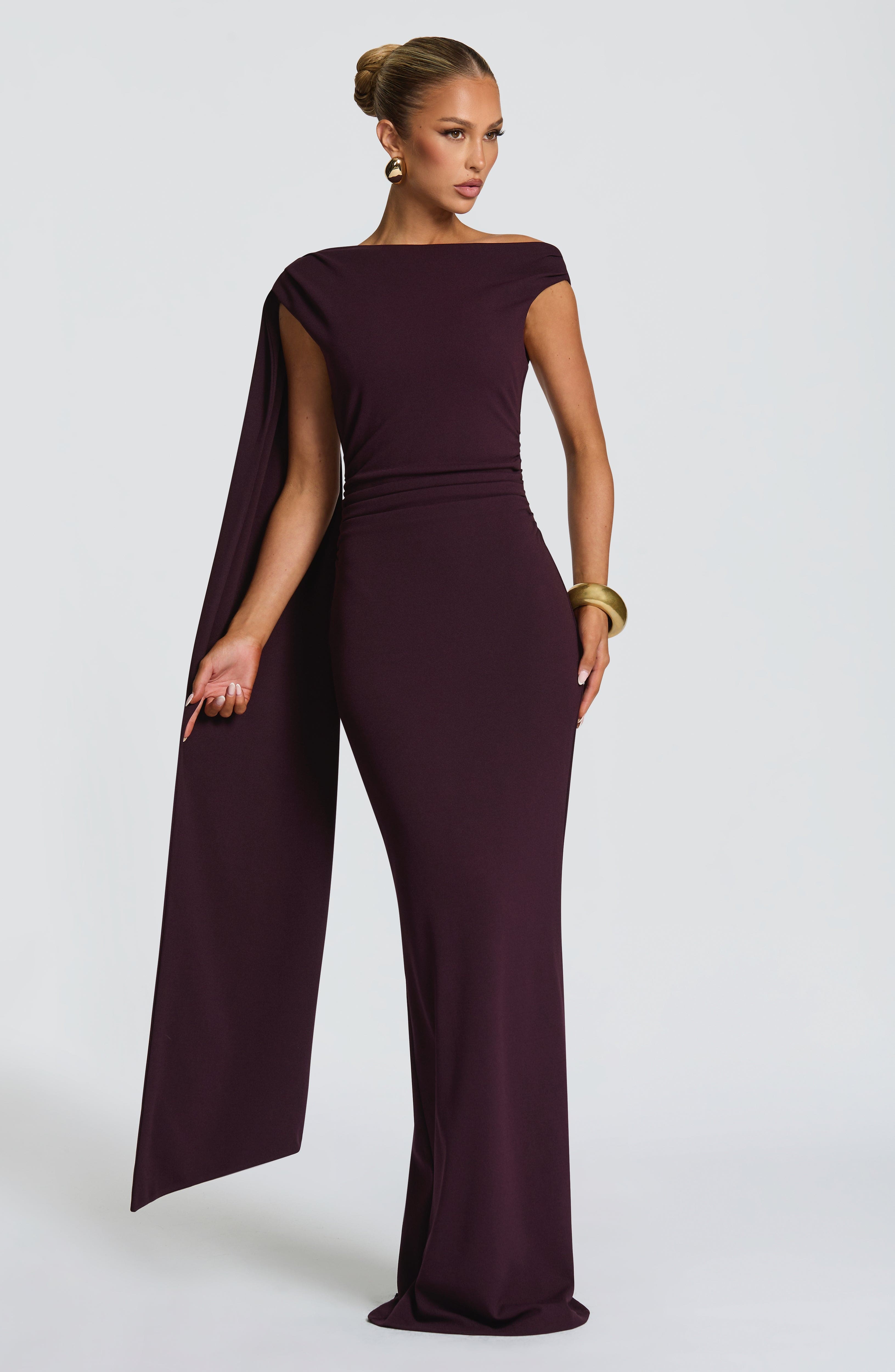 Kylie Maxi Dress - Plum - Napalia