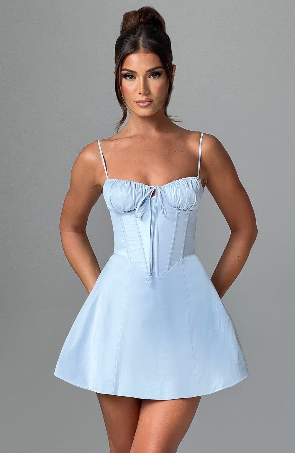 Lacey Mini Dress - Blue - Napalia