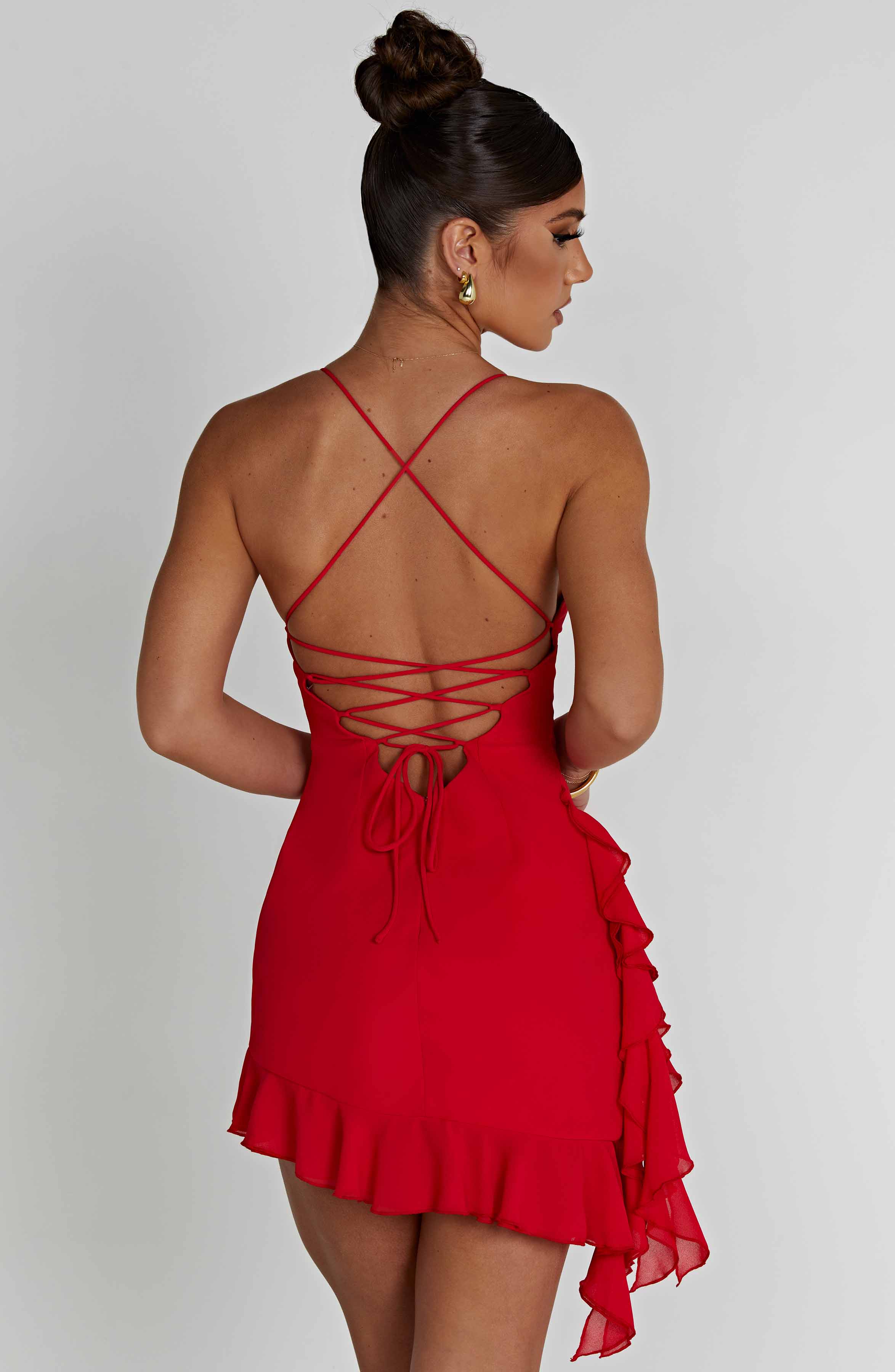 Larosa Mini Dress - Red - Napalia