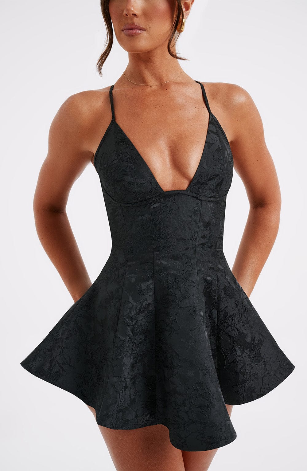 Leila Playsuit - Black - Napalia