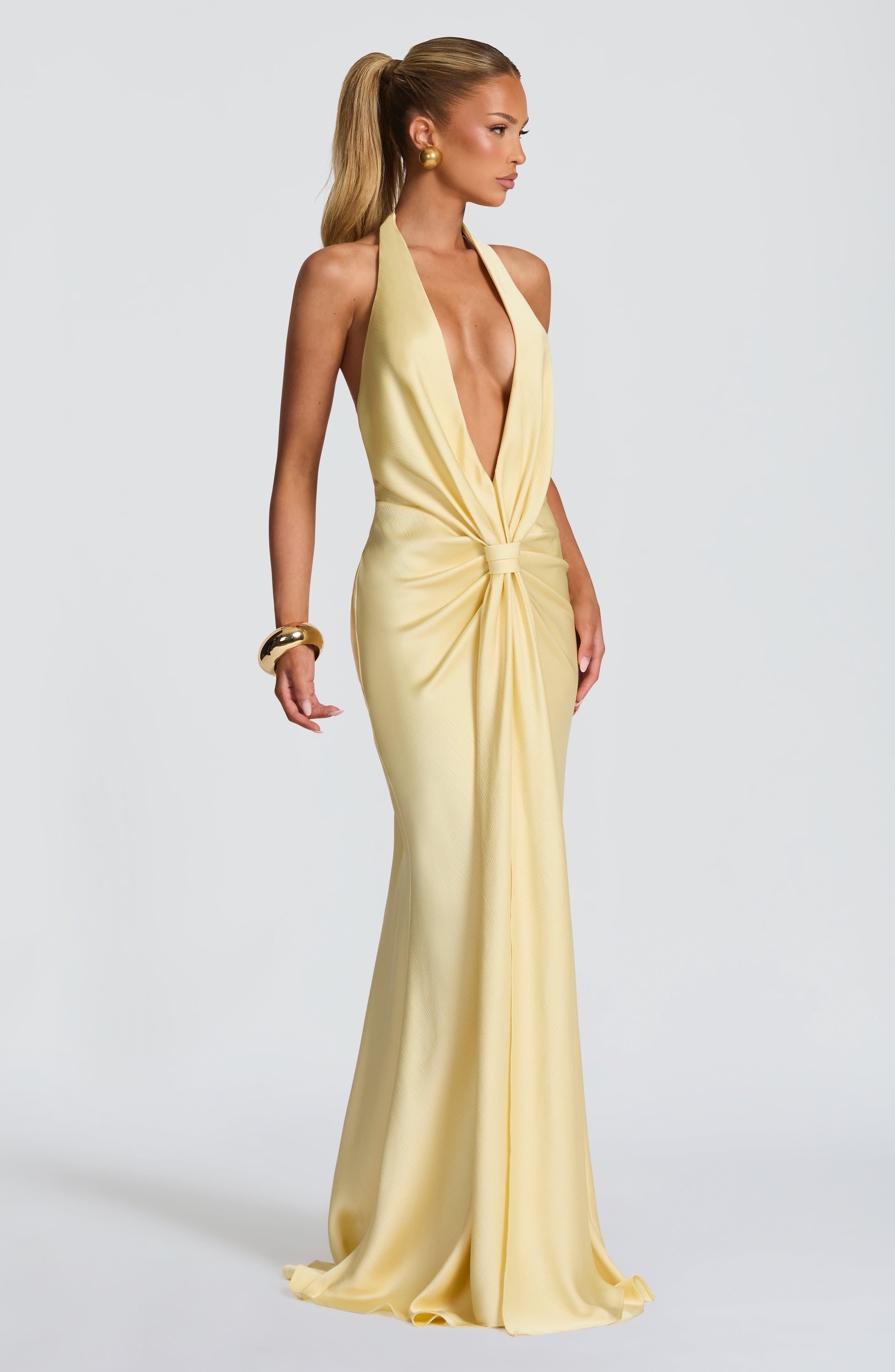 Linette Gown - Lemon - Napalia