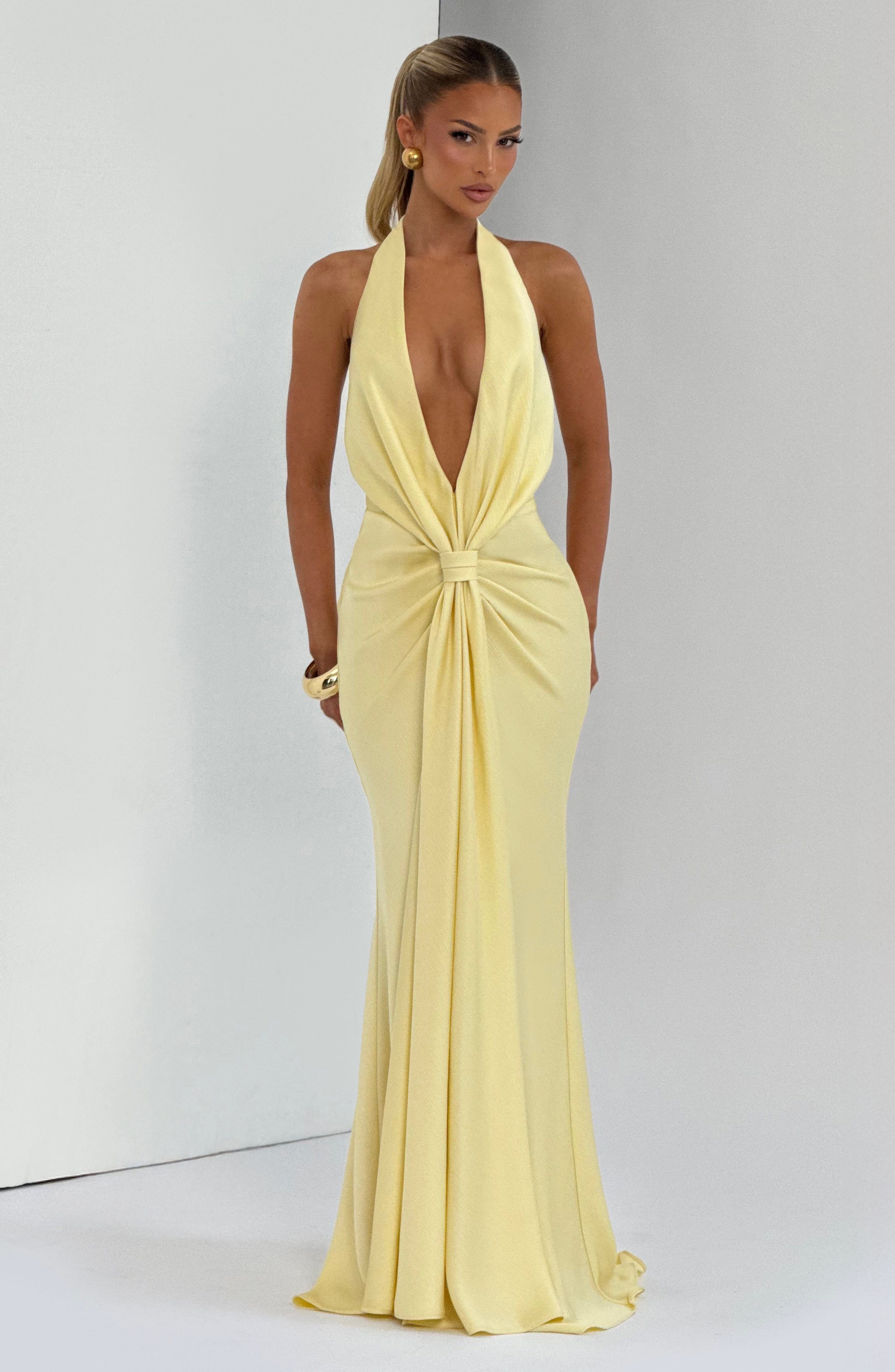 Linette Gown - Lemon - Napalia