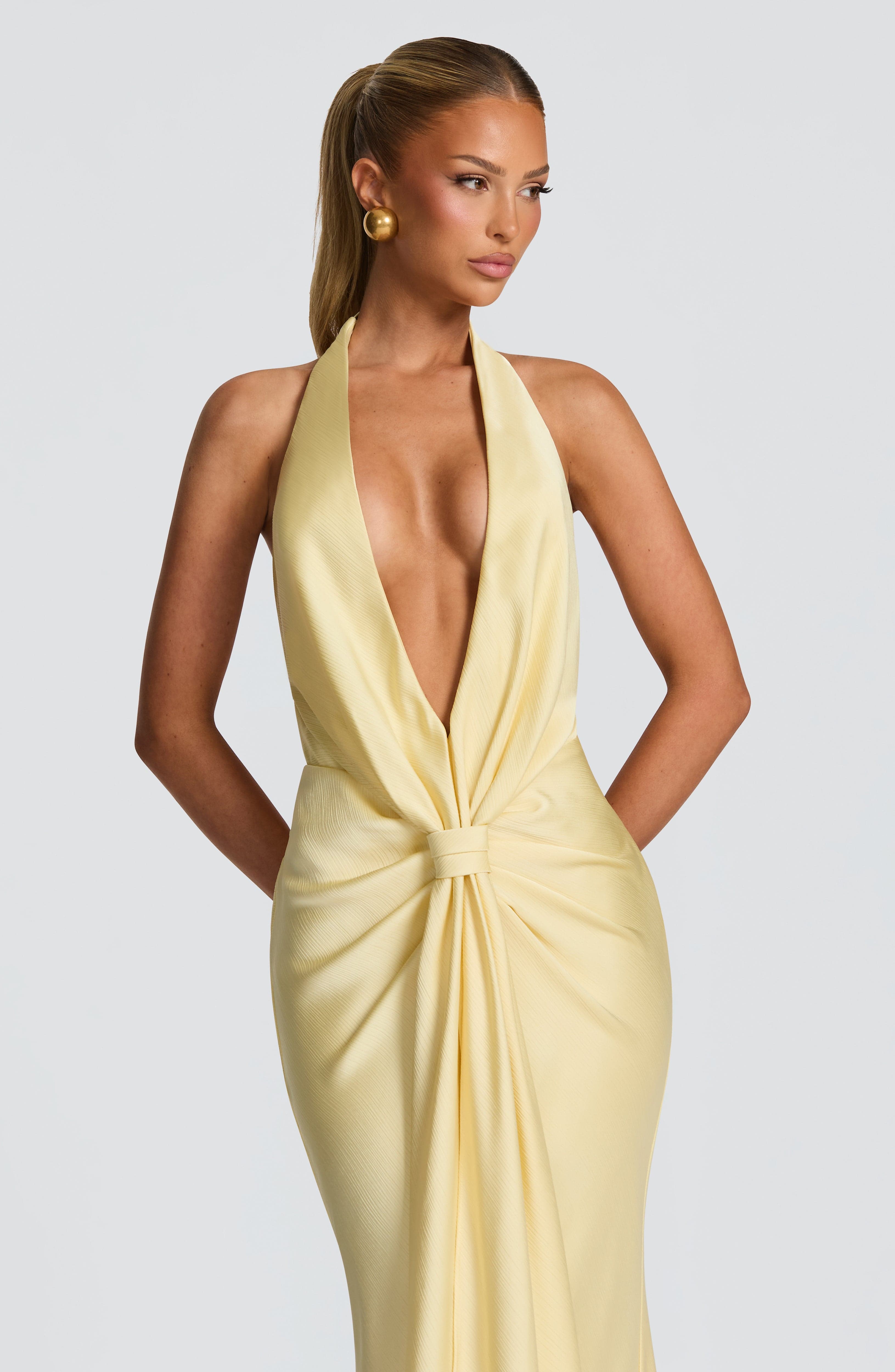 Linette Gown - Lemon - Napalia