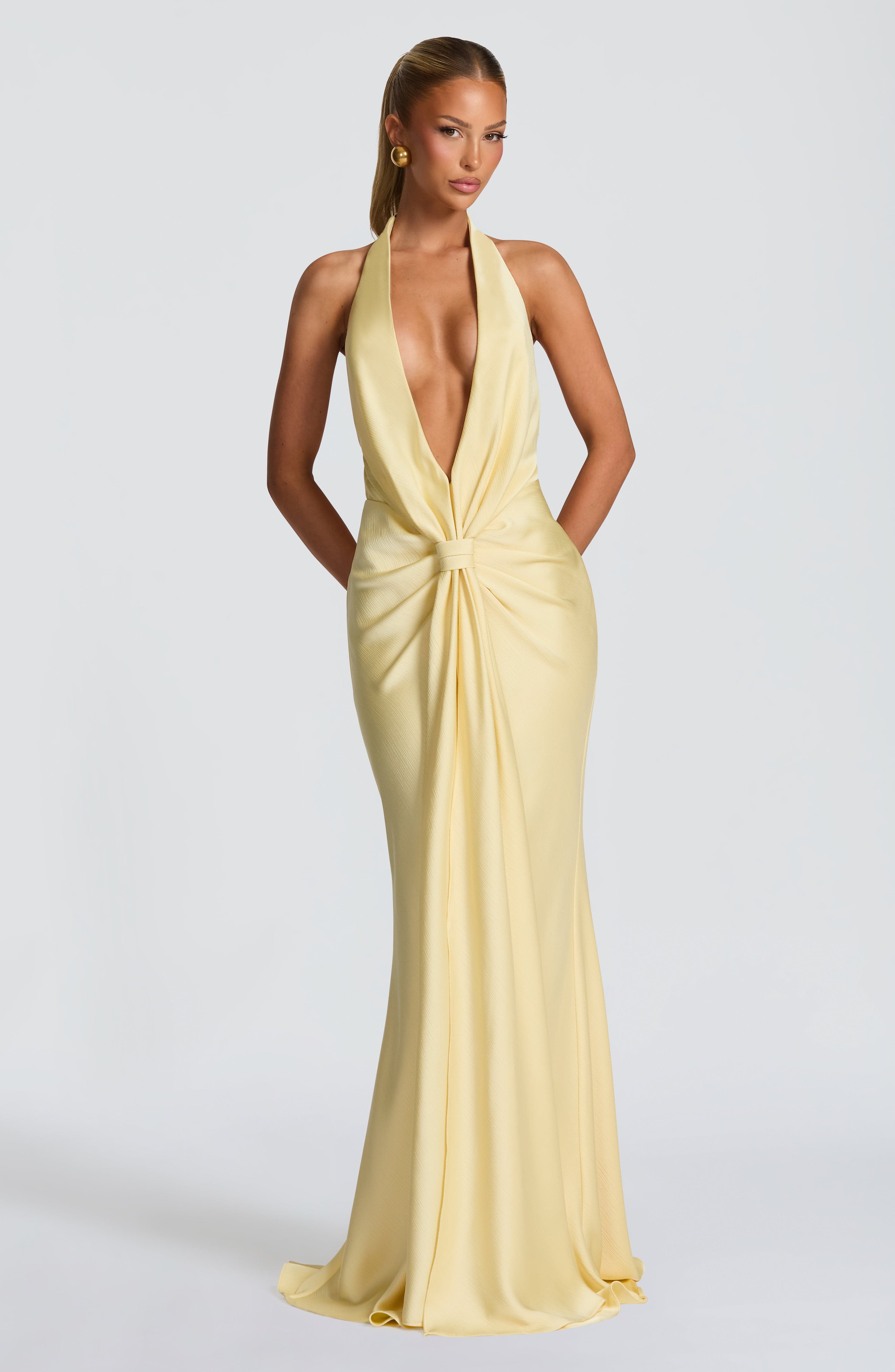 Linette Gown - Lemon - Napalia