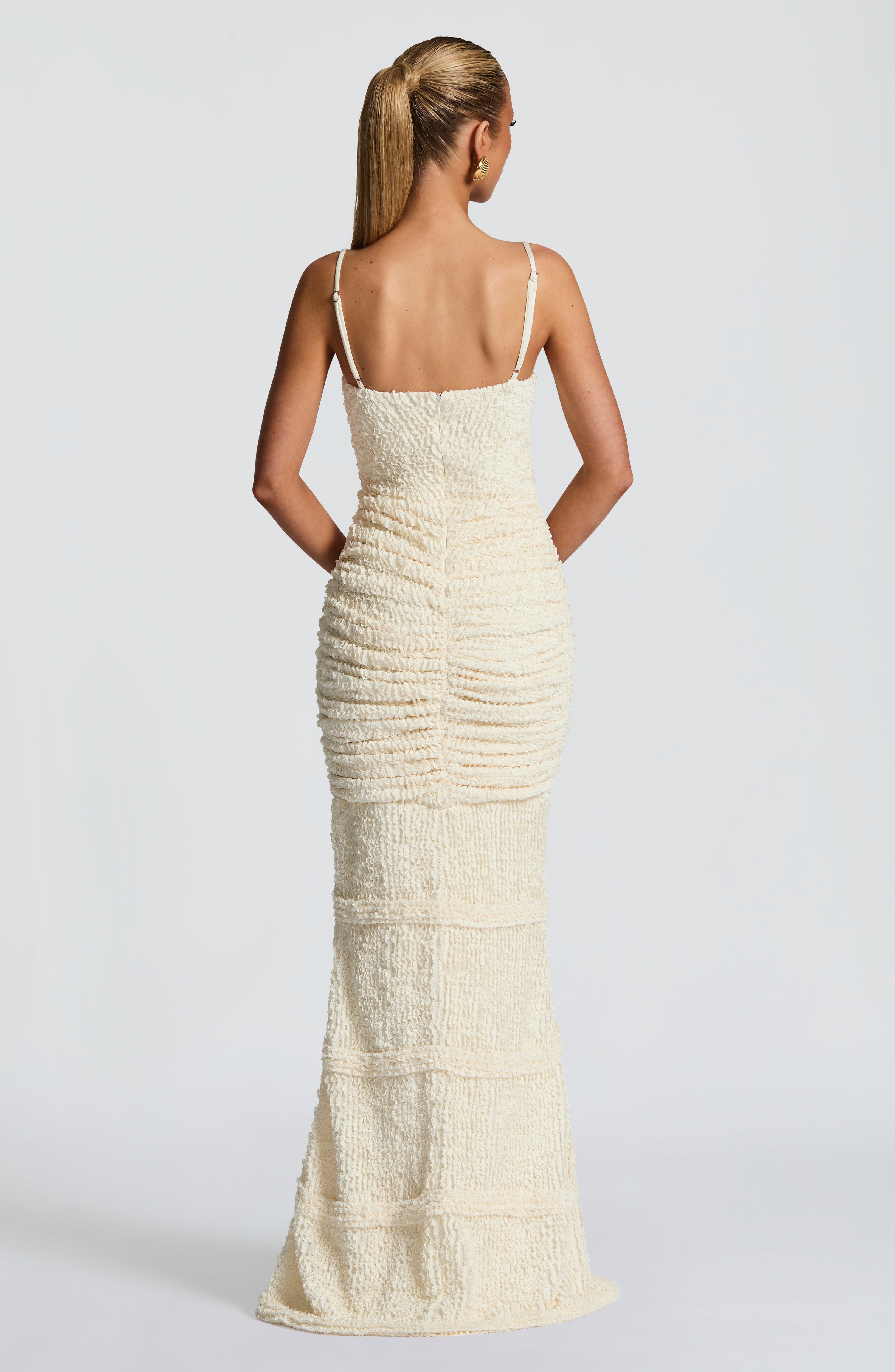 Lysandra Maxi Dress - Ivory - Napalia