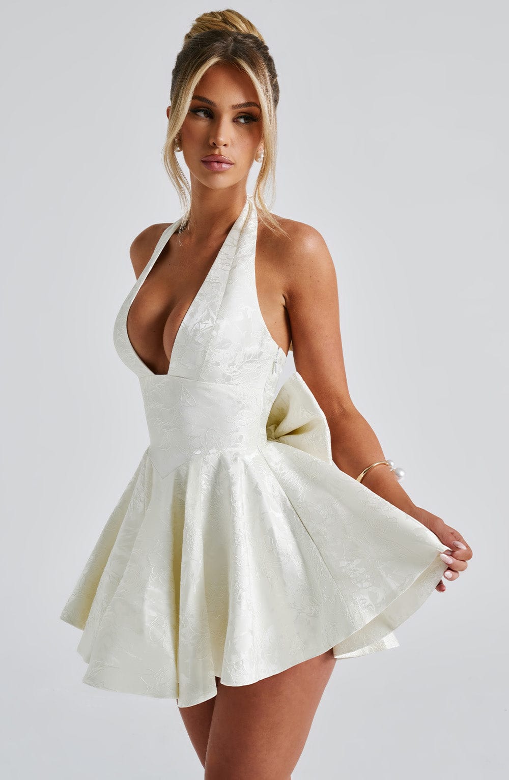 Madeline Playsuit - Ivory - Napalia