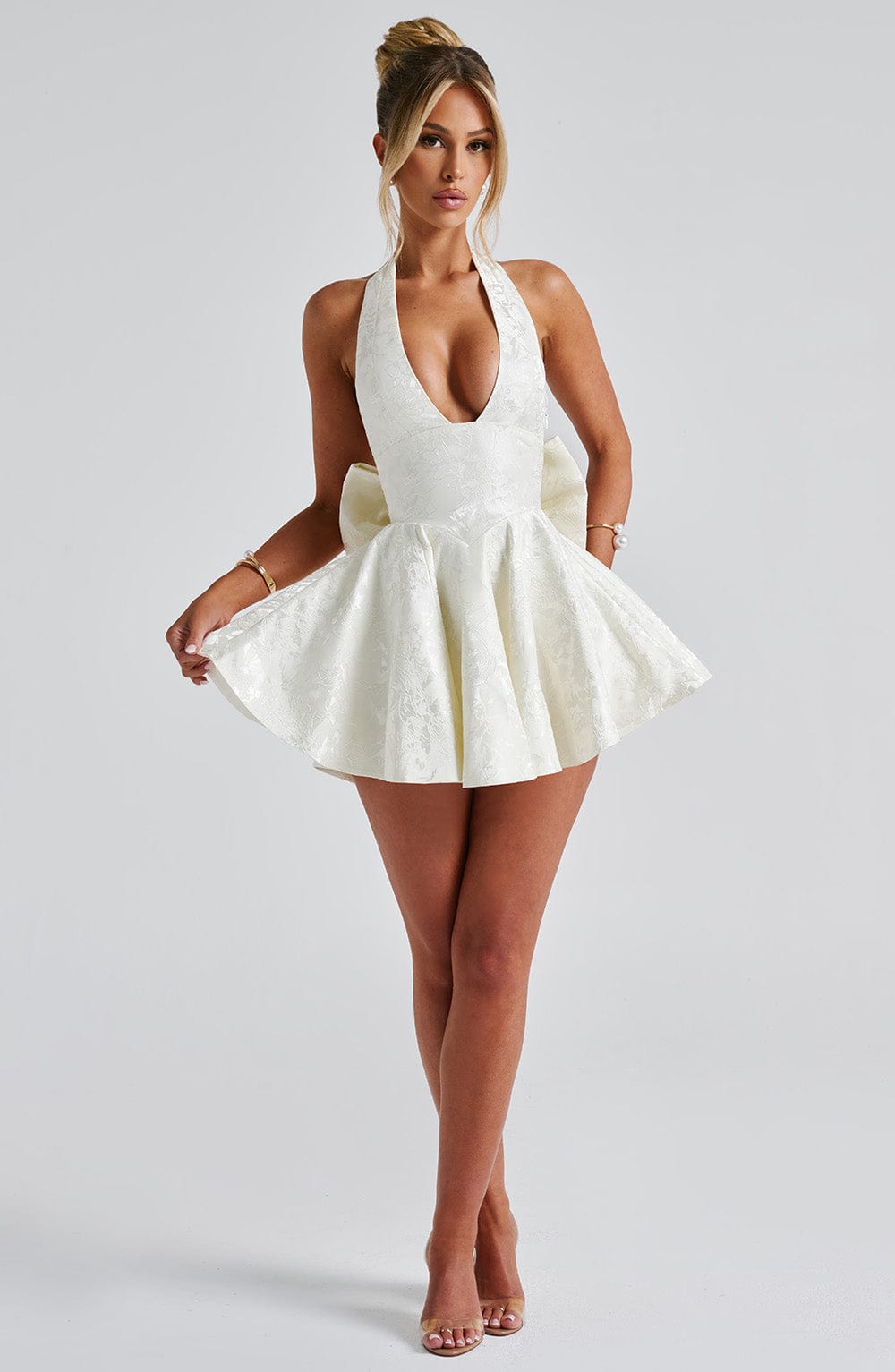 Madeline Playsuit - Ivory - Napalia