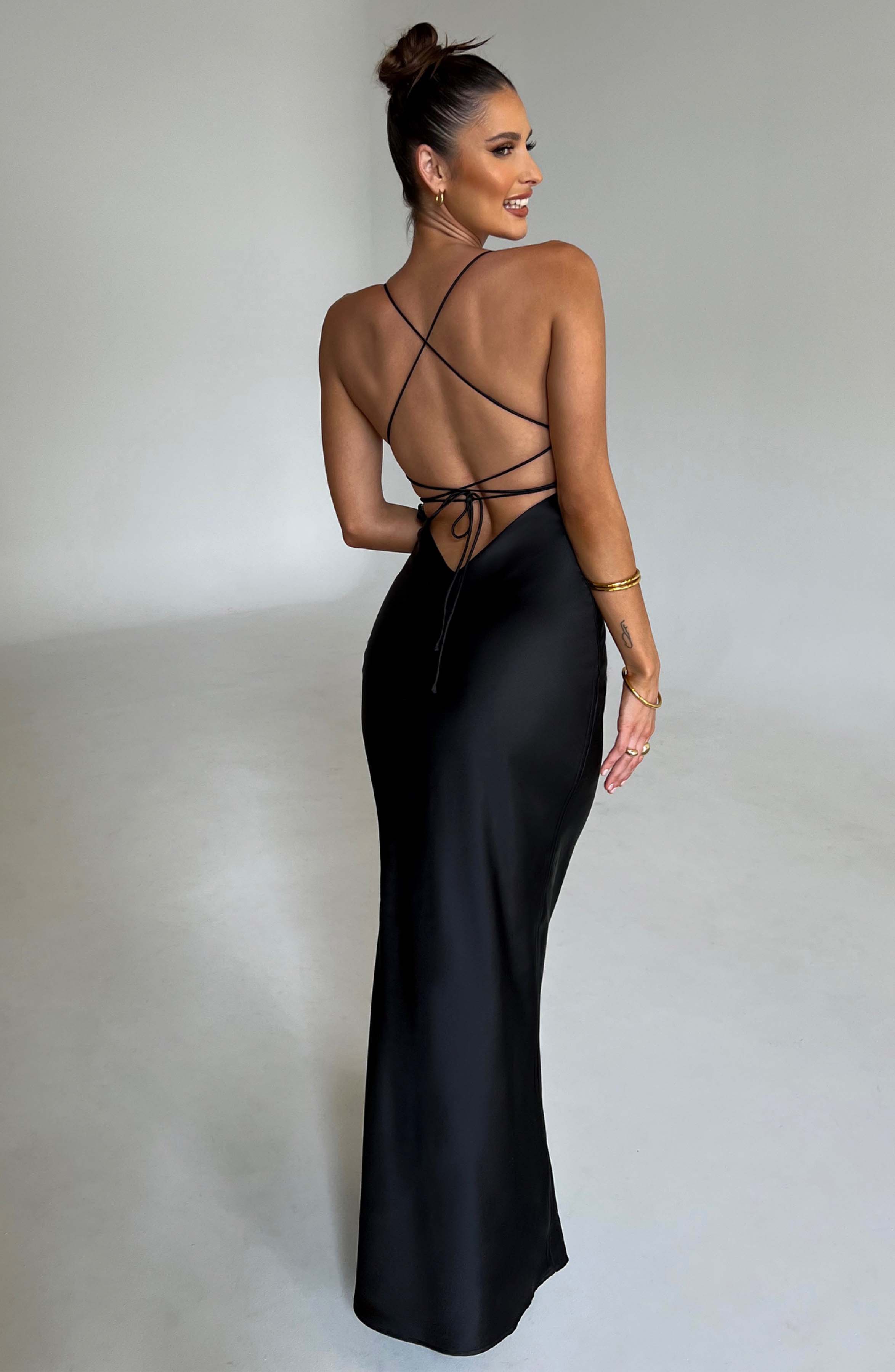 Malika Maxi Dress - Black - Napalia
