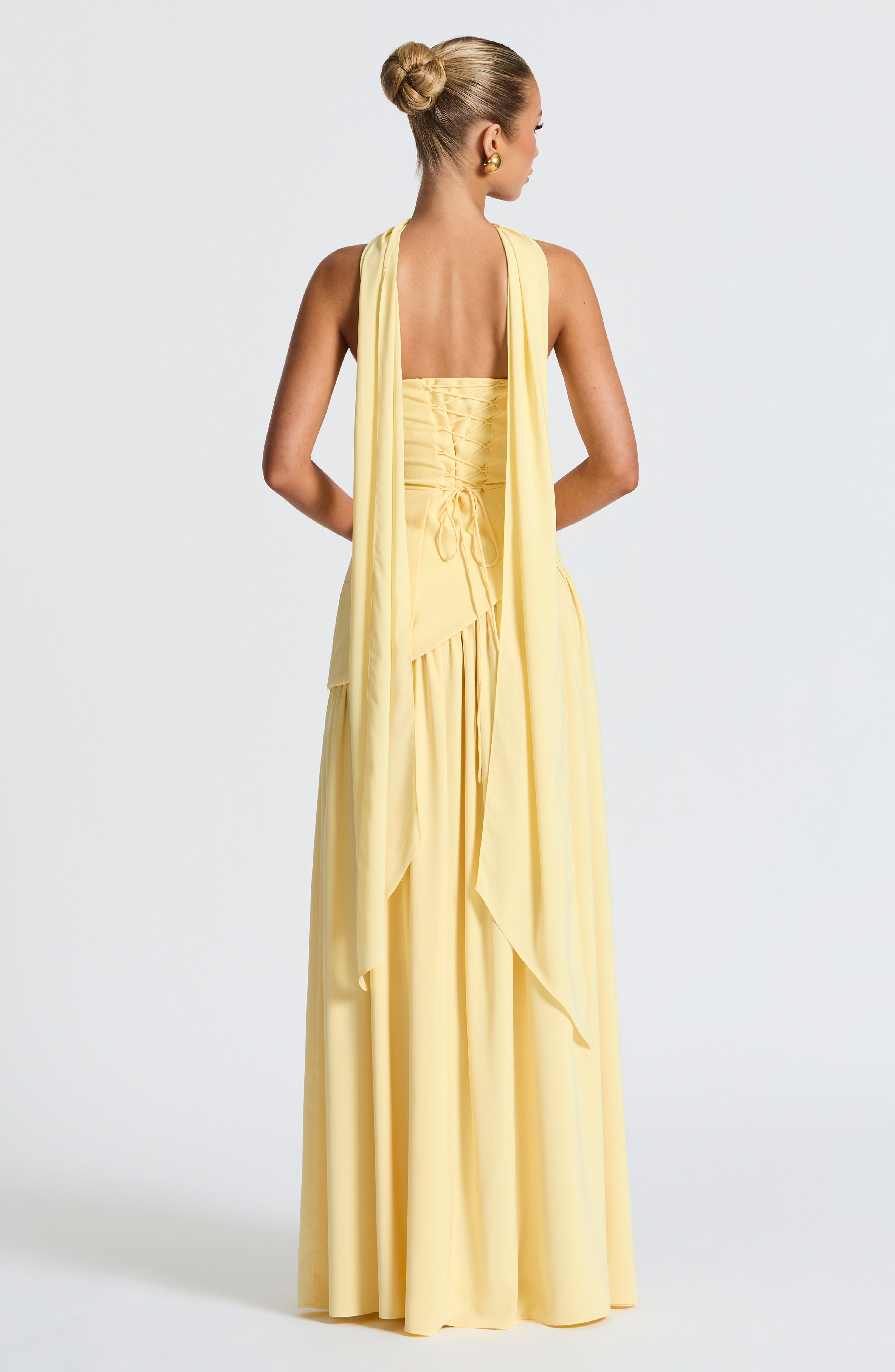 Maliyah Maxi Dress - Lemon - Napalia