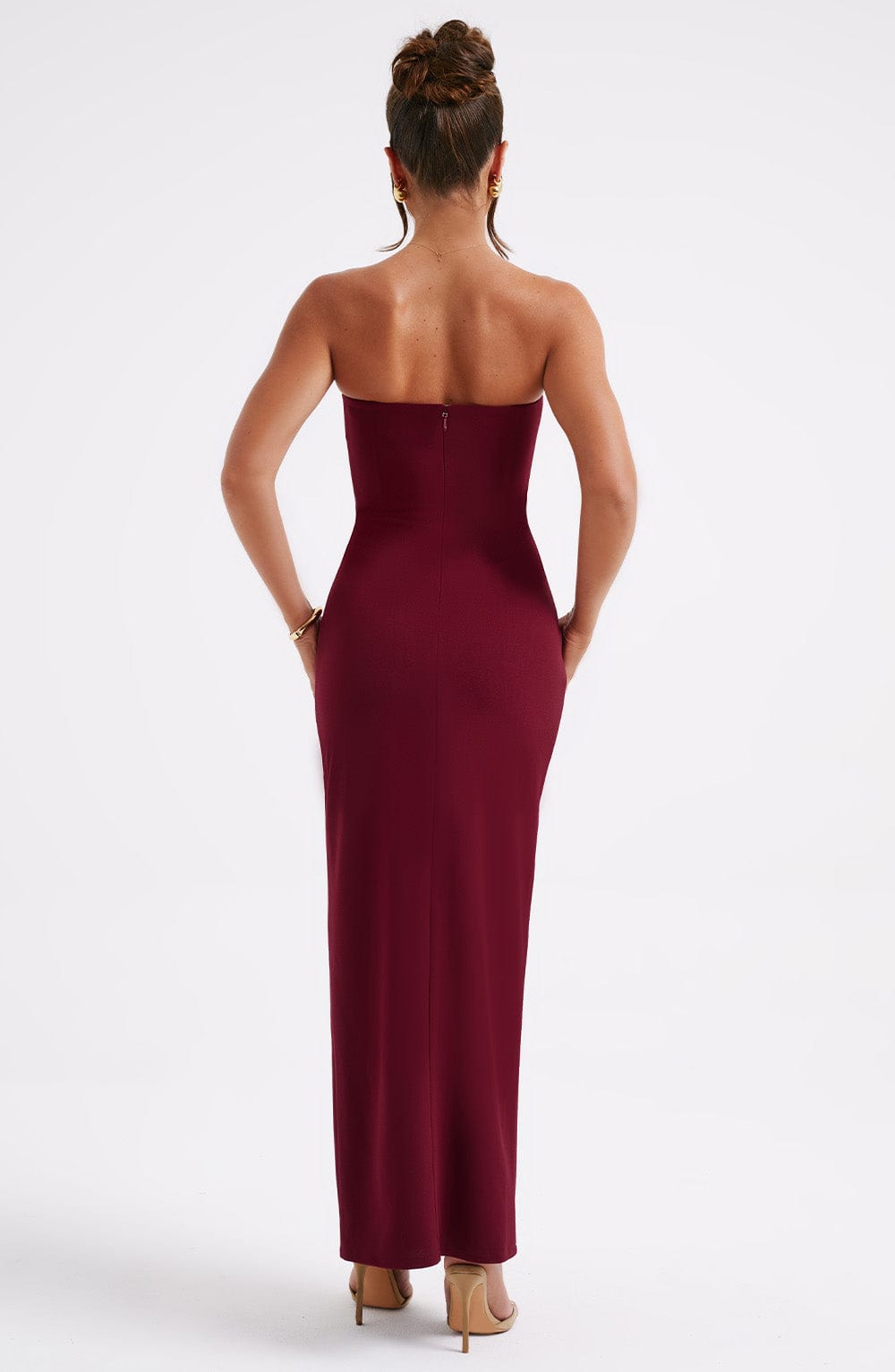 Marcia Maxi Dress - Burgundy - Napalia