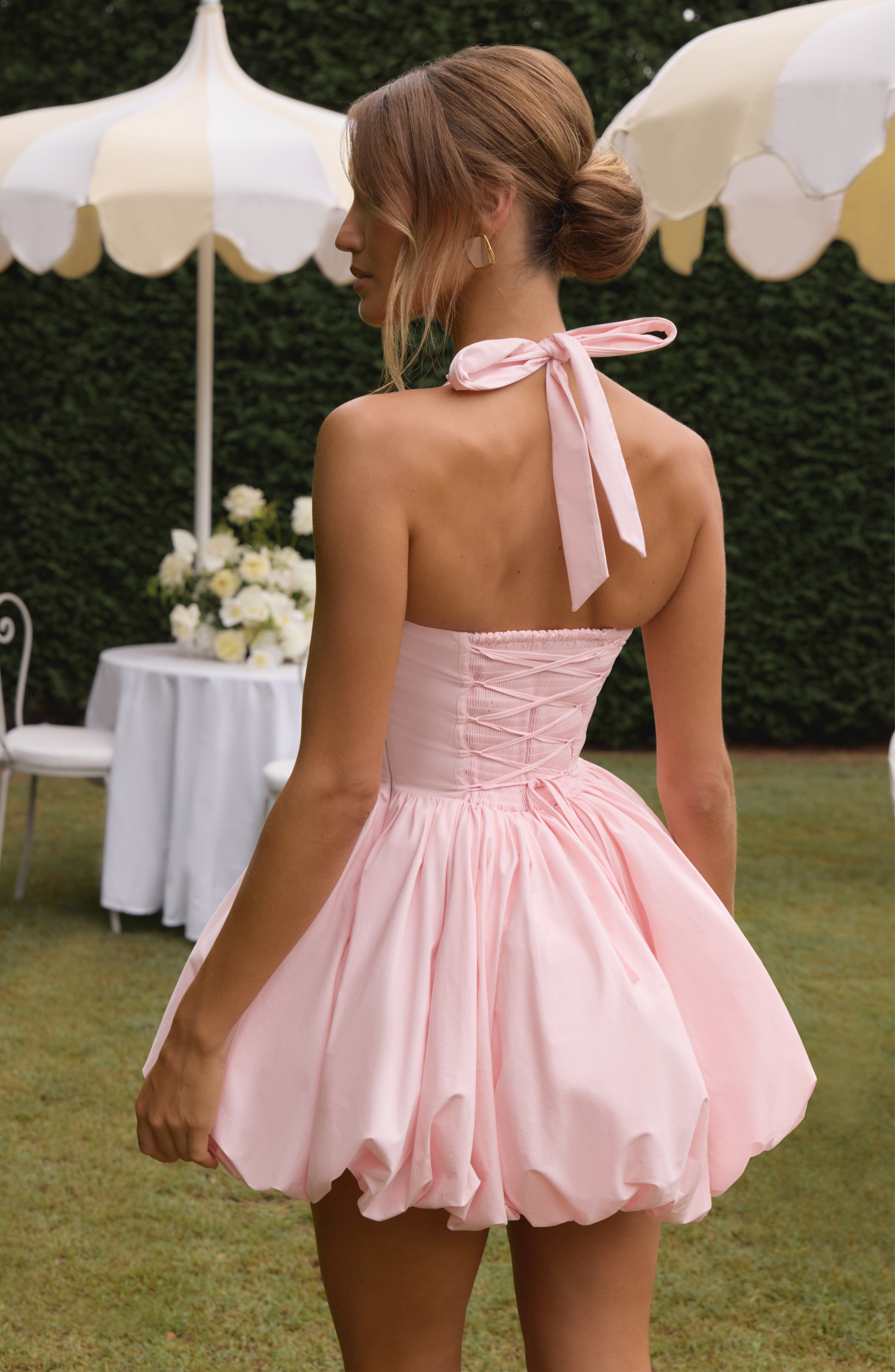 Maricia Mini Dress - Blush - Napalia