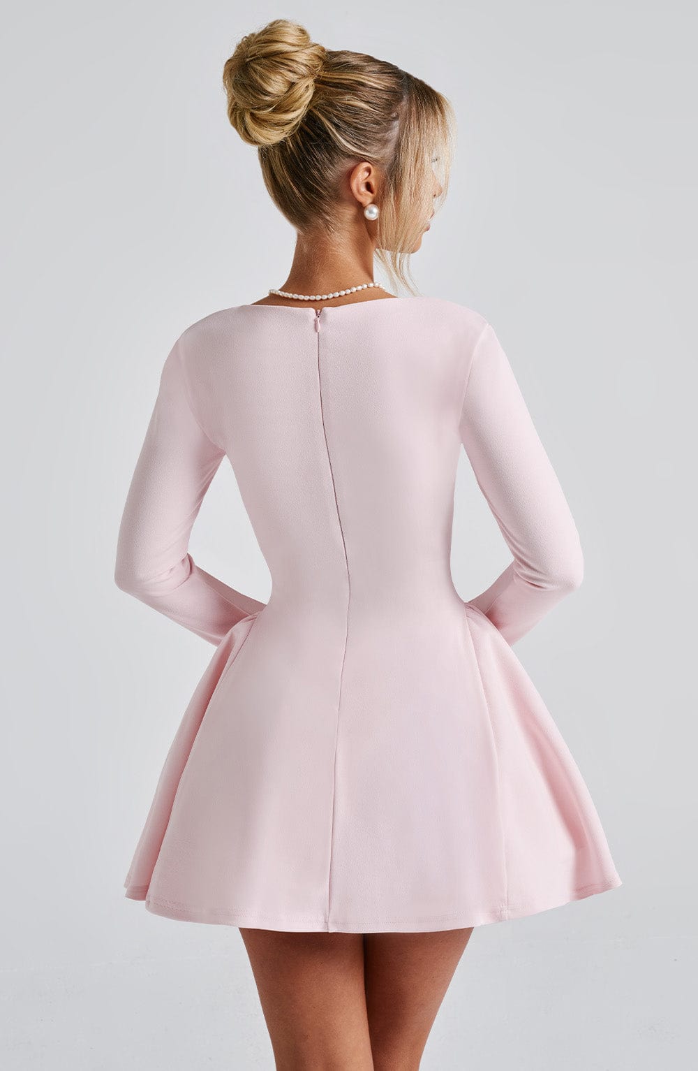 Megan Mini Dress - Blush - Napalia