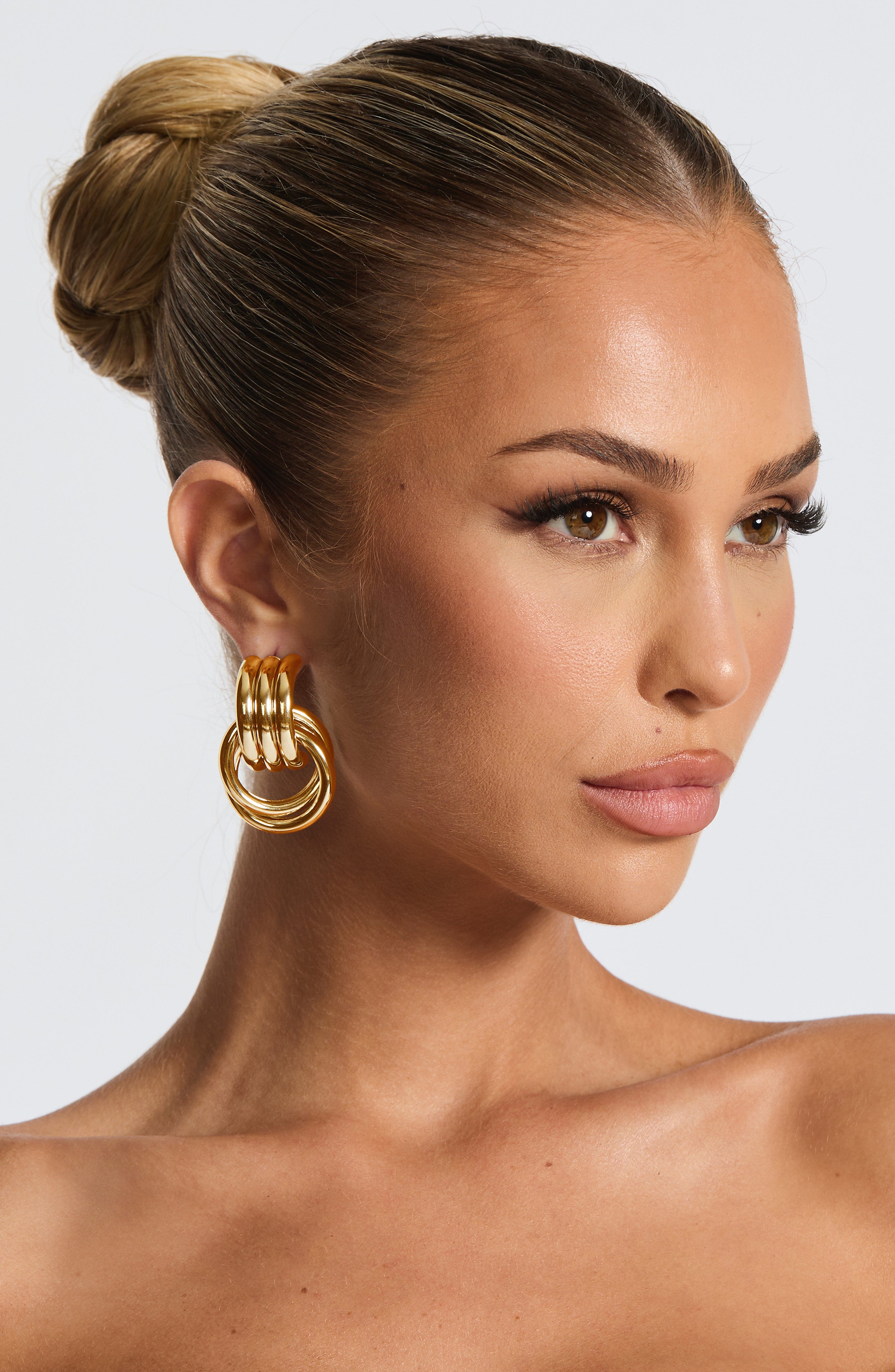 Melita Earring - Gold - Napalia