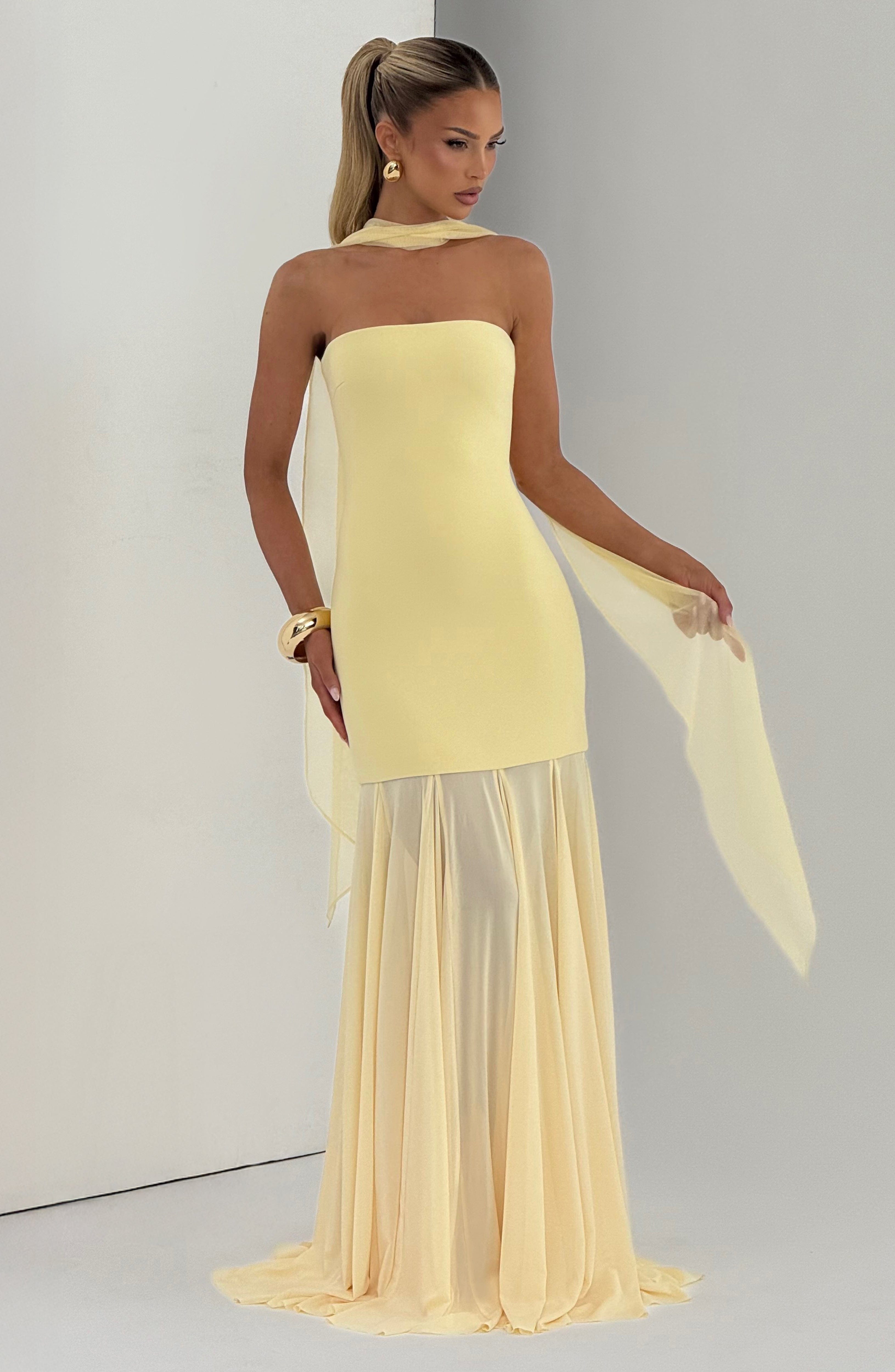 Merritt Gown - Lemon - Napalia