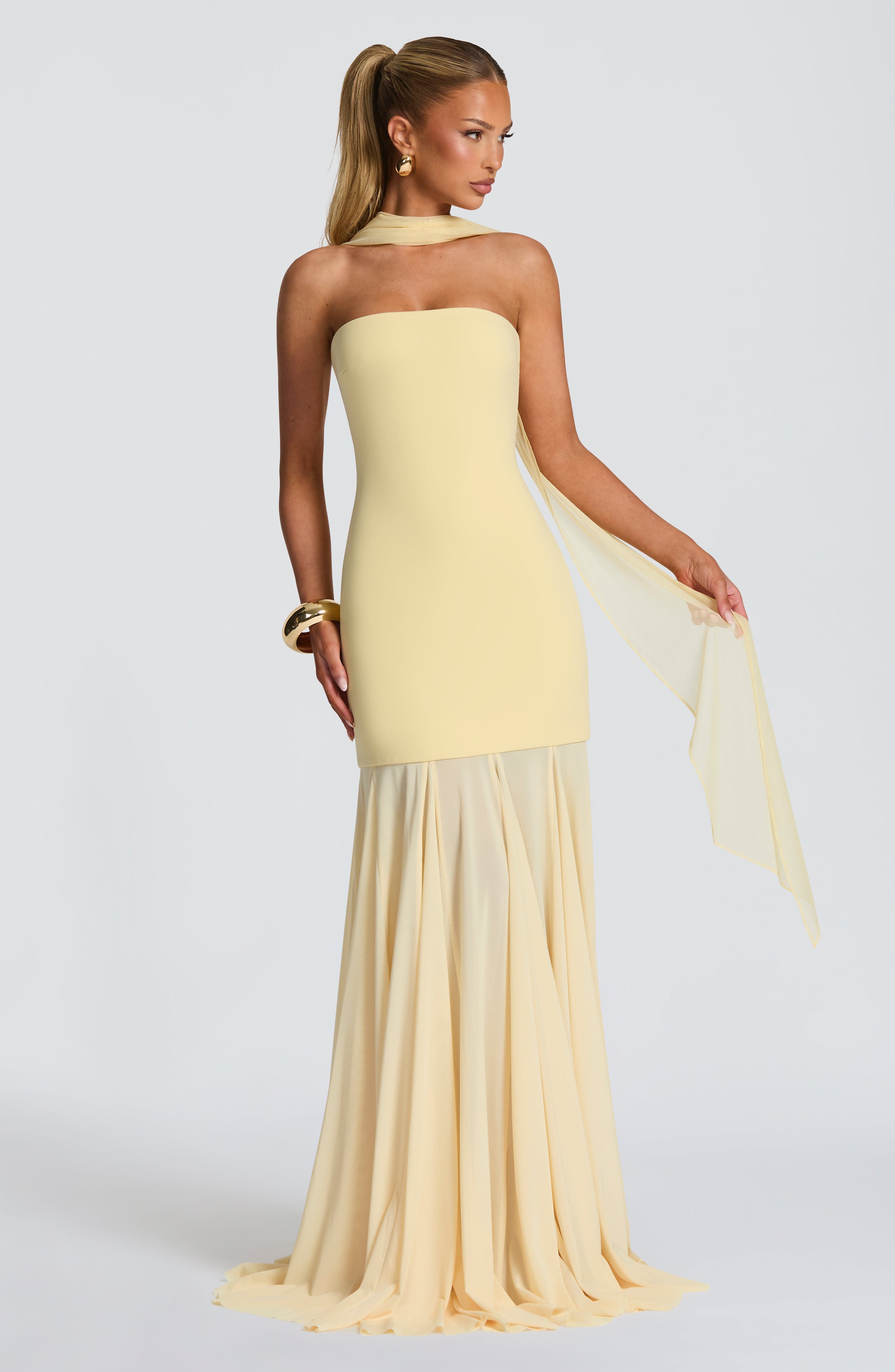 Merritt Gown - Lemon - Napalia