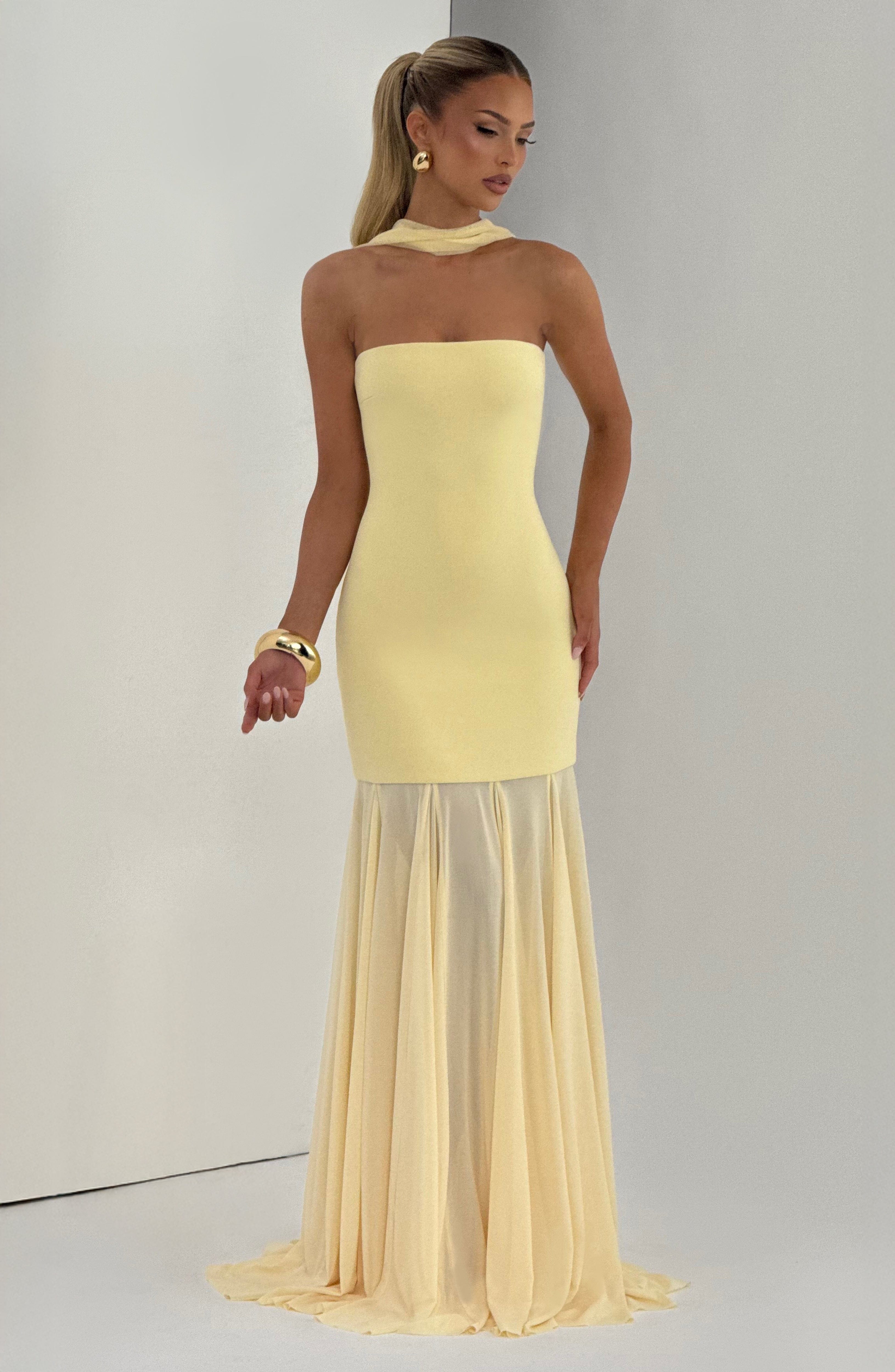 Merritt Gown - Lemon - Napalia