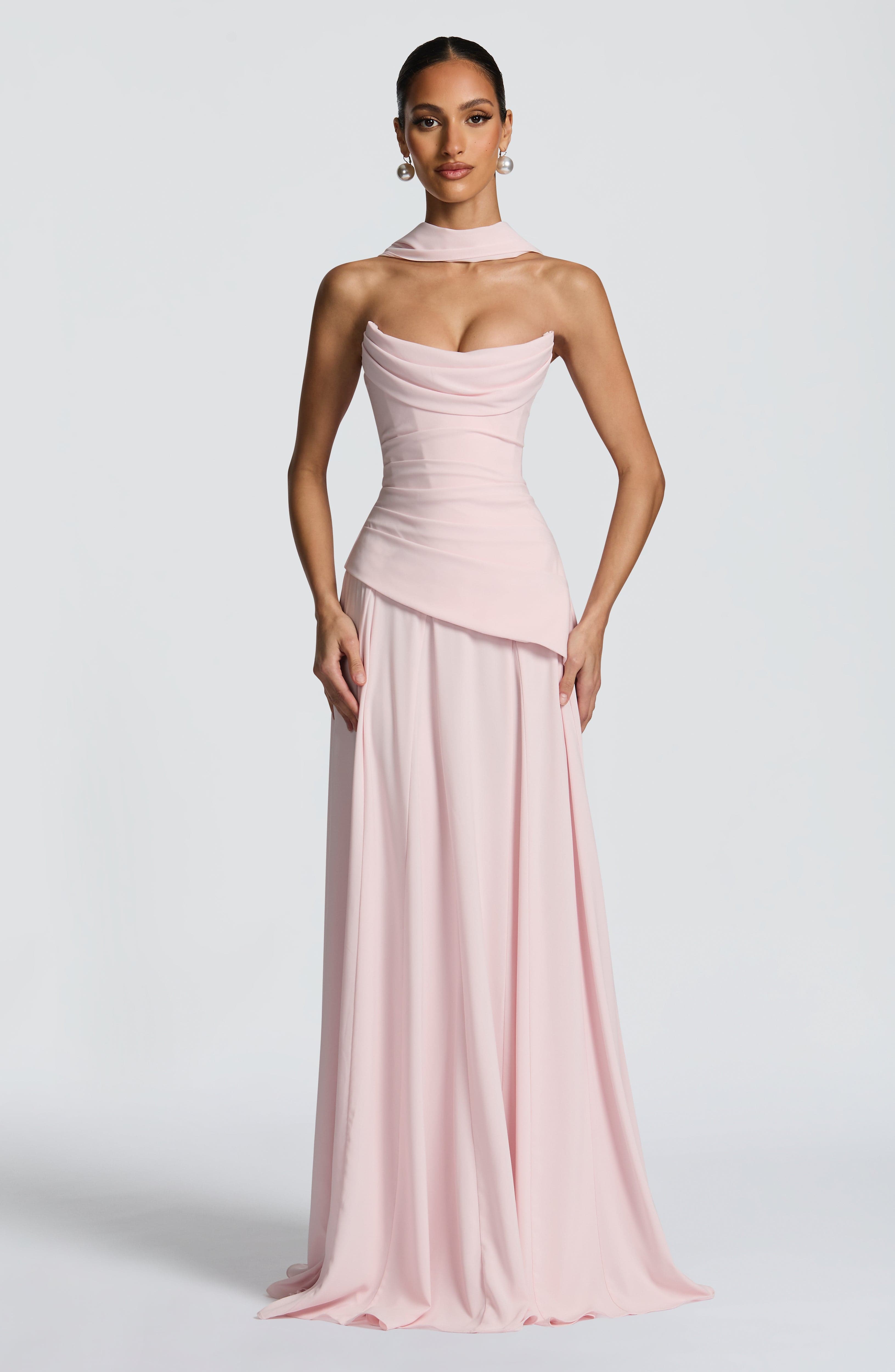 Patricia Maxi Dress - Blush - Napalia