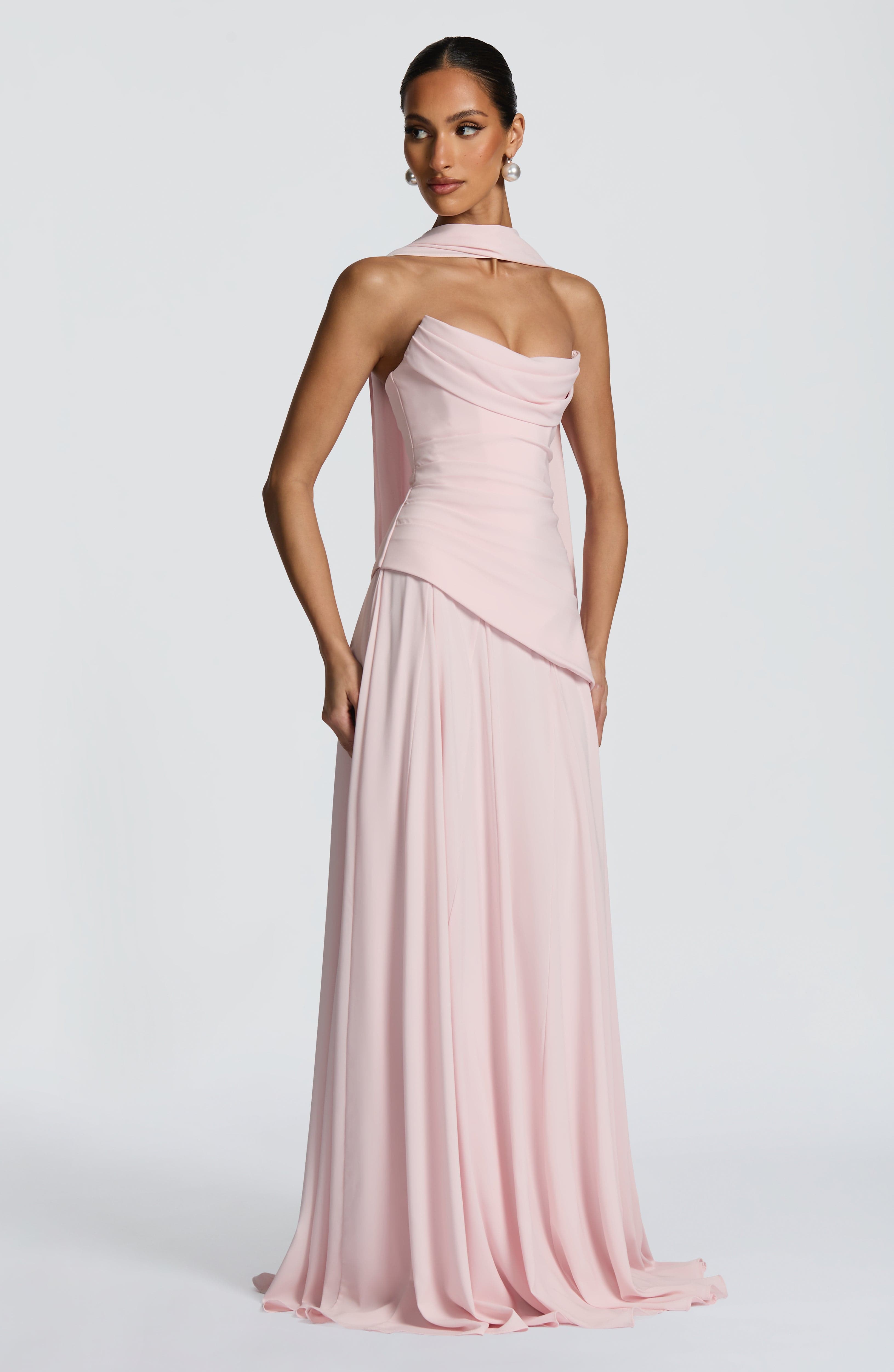 Patricia Maxi Dress - Blush - Napalia