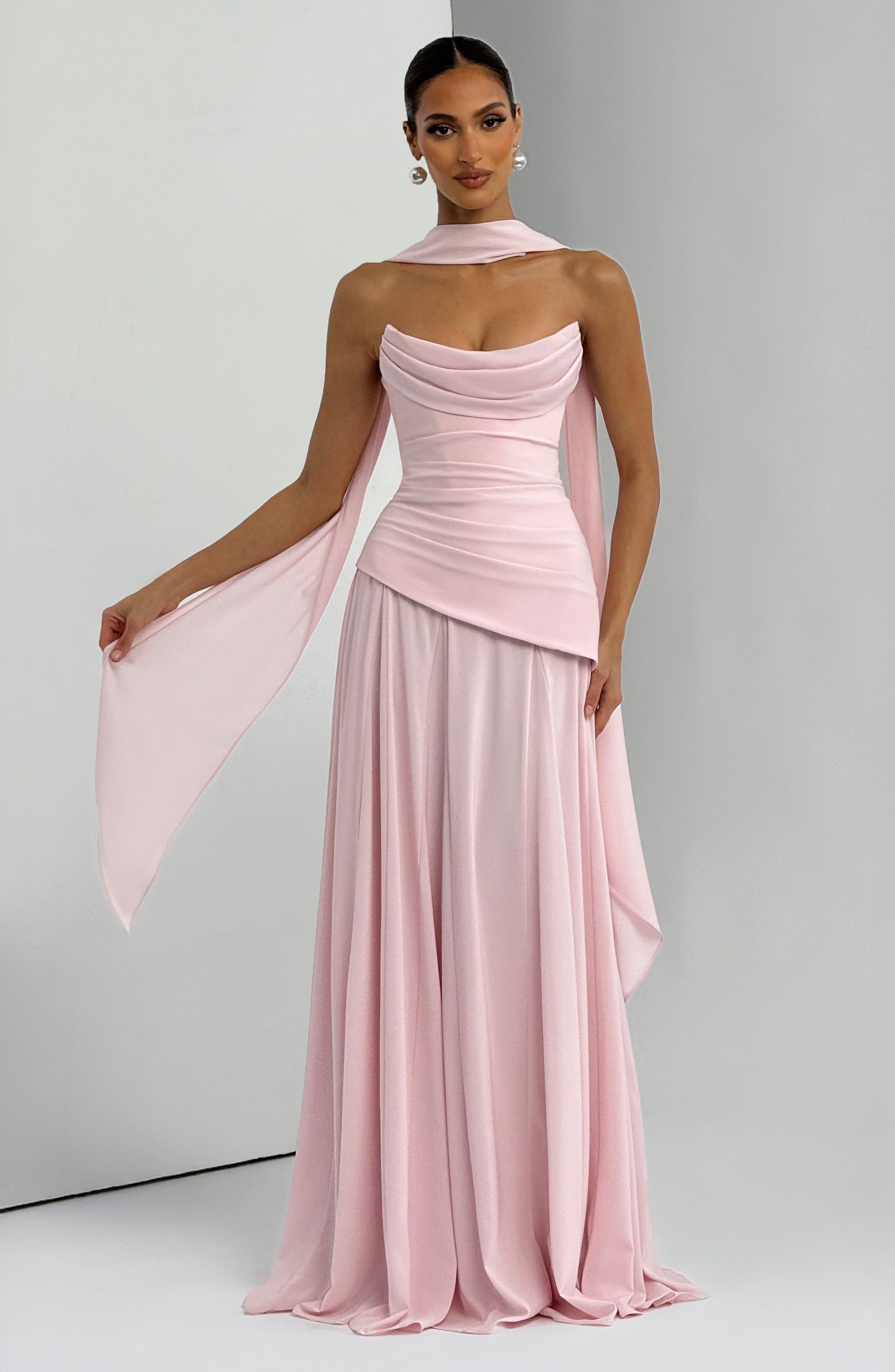 Patricia Maxi Dress - Blush - Napalia