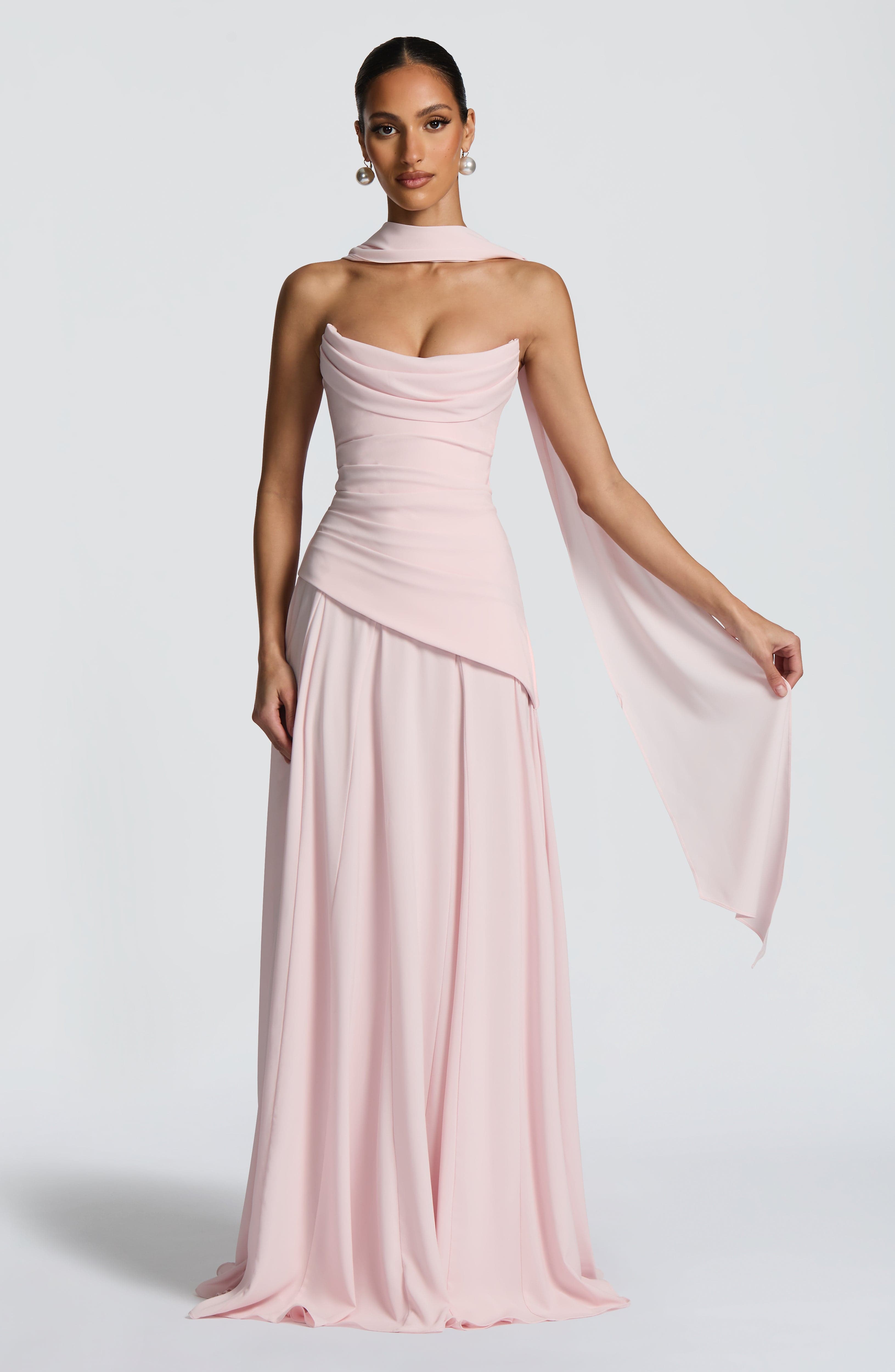 Patricia Maxi Dress - Blush - Napalia