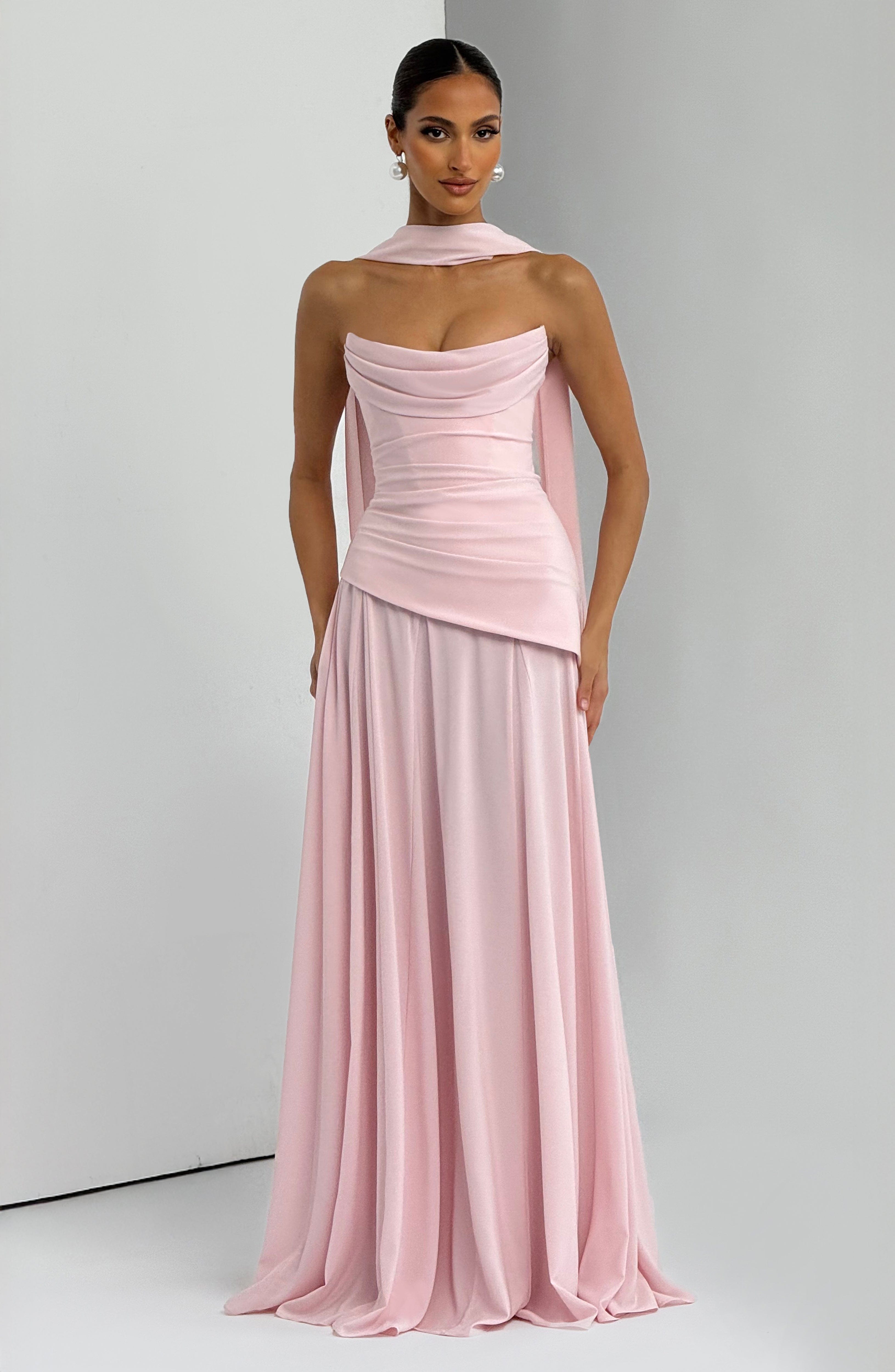 Patricia Maxi Dress - Blush - Napalia