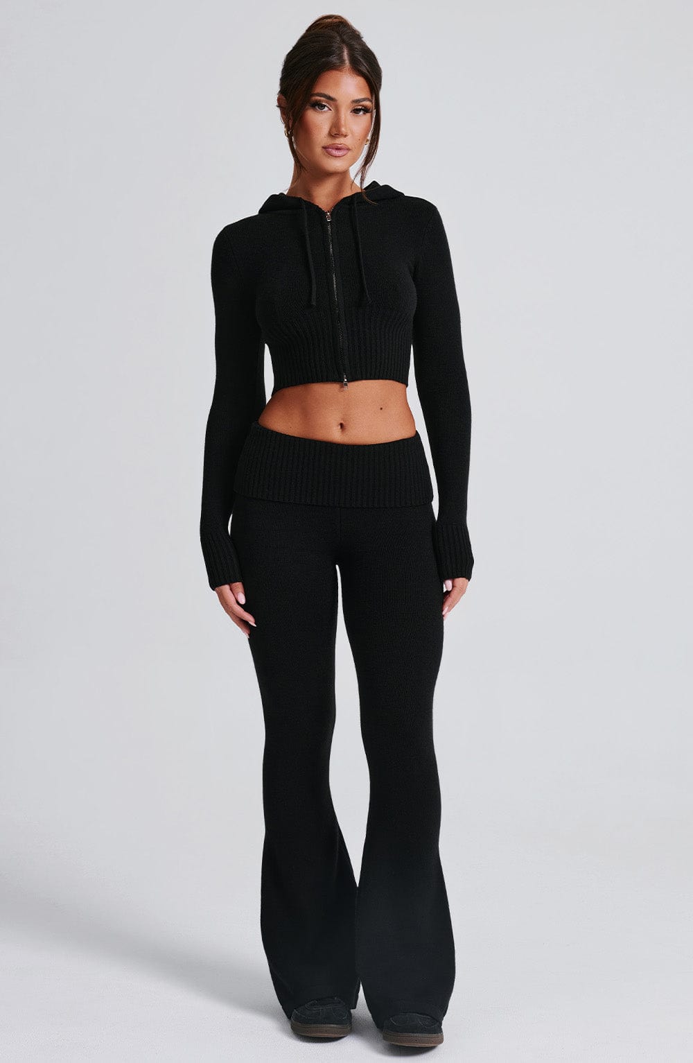 Portia Knit Pants - Black - Napalia