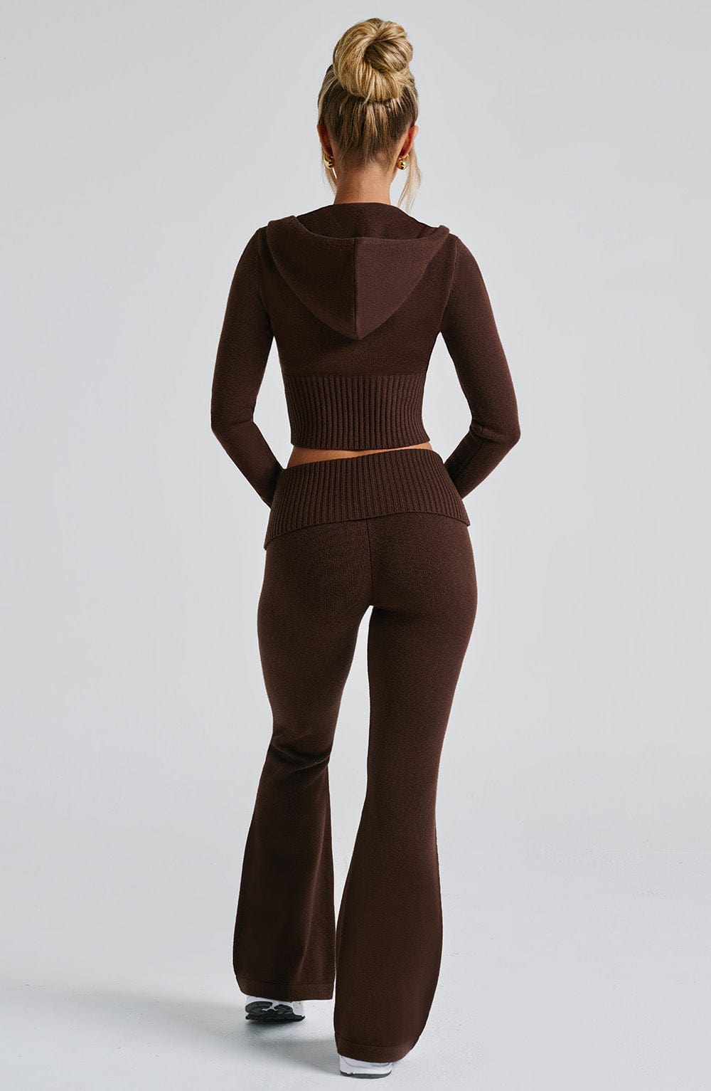 Portia Knit Pants - Chocolate - Napalia