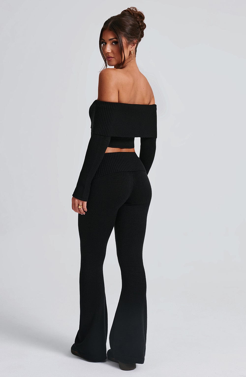 Portia Knit Top - Black - Napalia