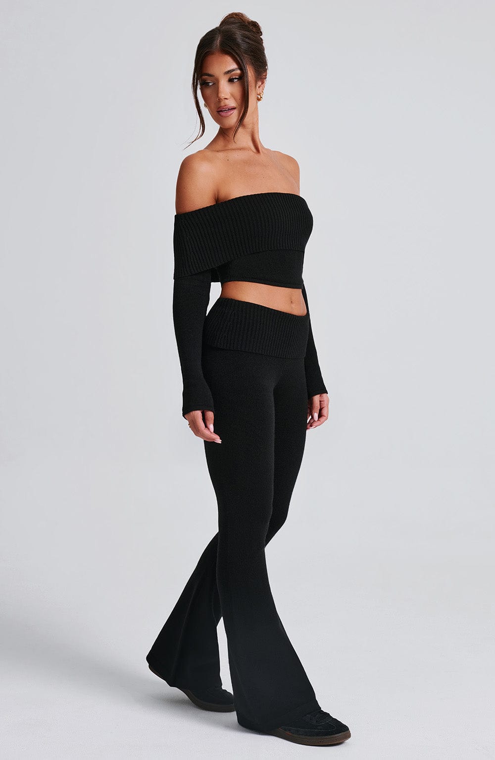 Portia Knit Top - Black - Napalia